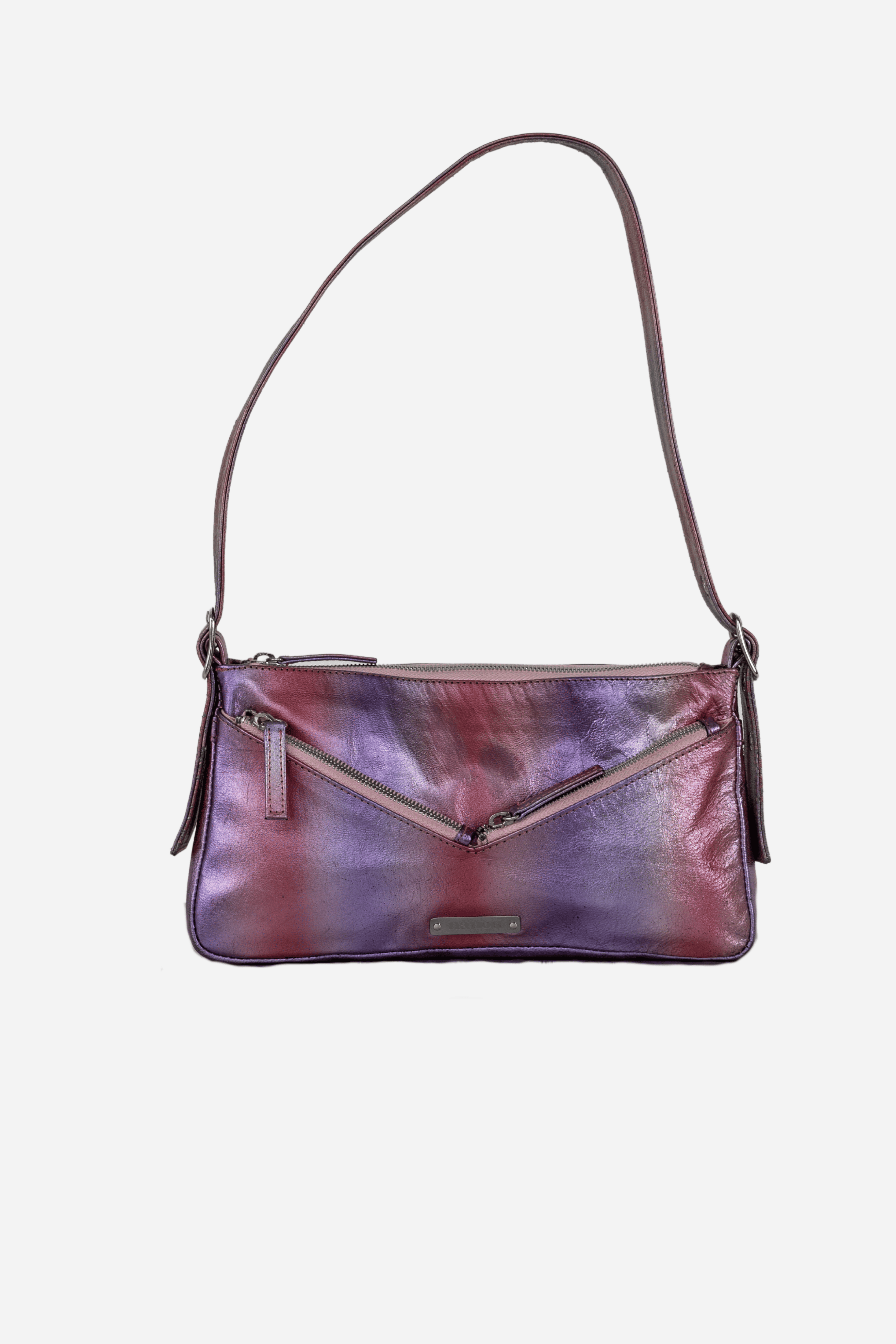 Le sac rectangle - Rose metallique