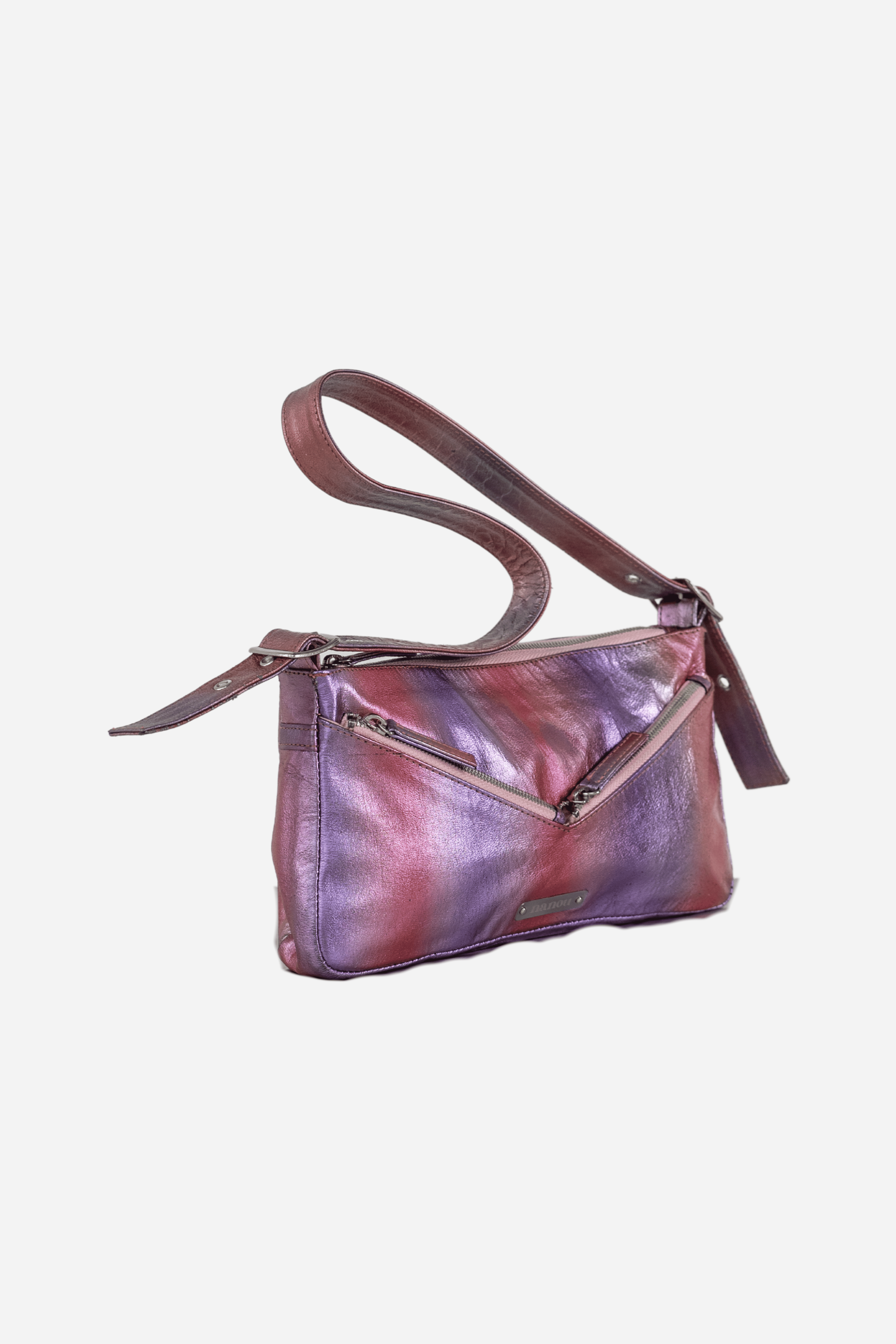 Le sac rectangle - Rose metallique