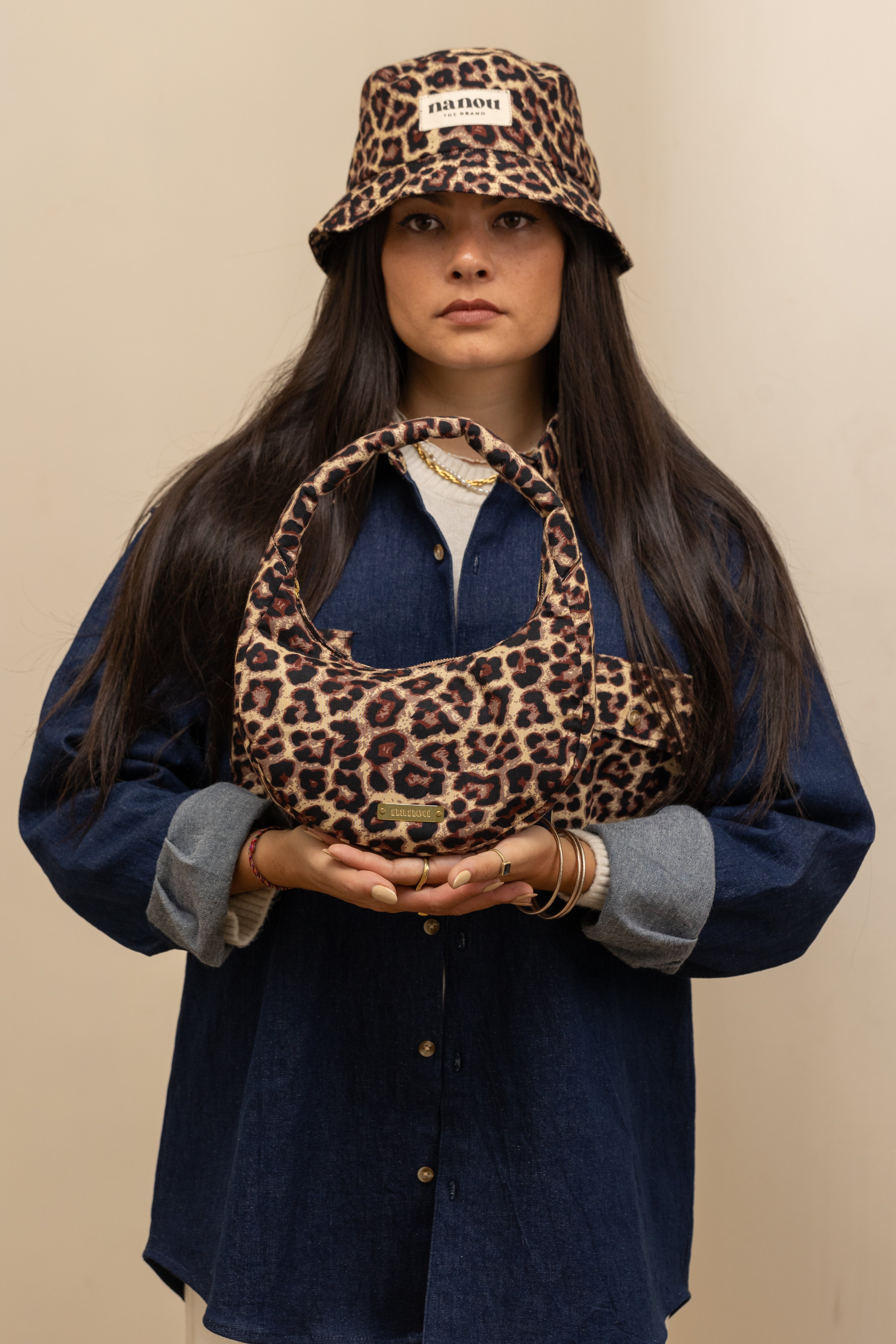 The Circle bag Small- Leoapard