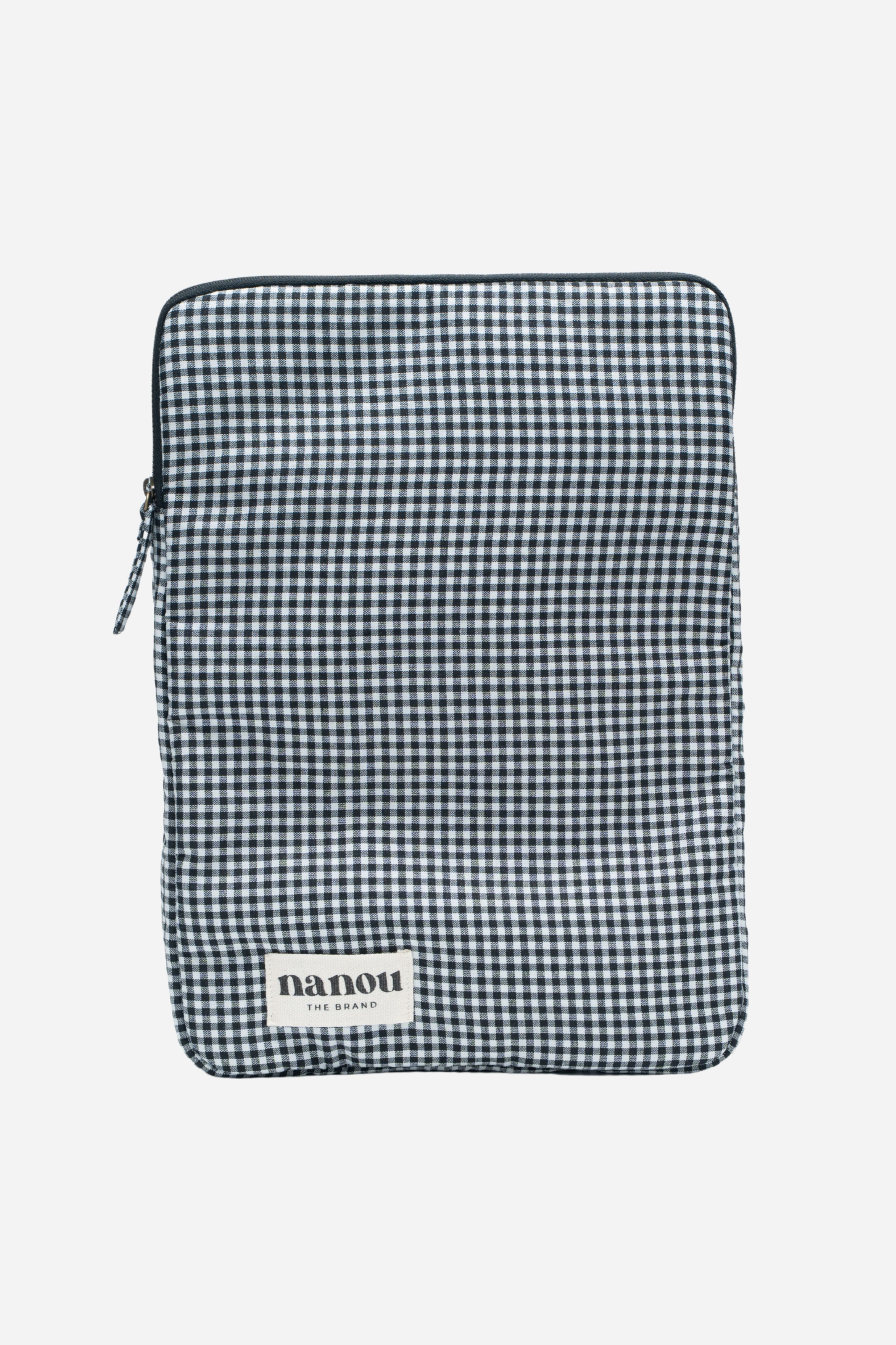 Laptop cover Vichy- Black