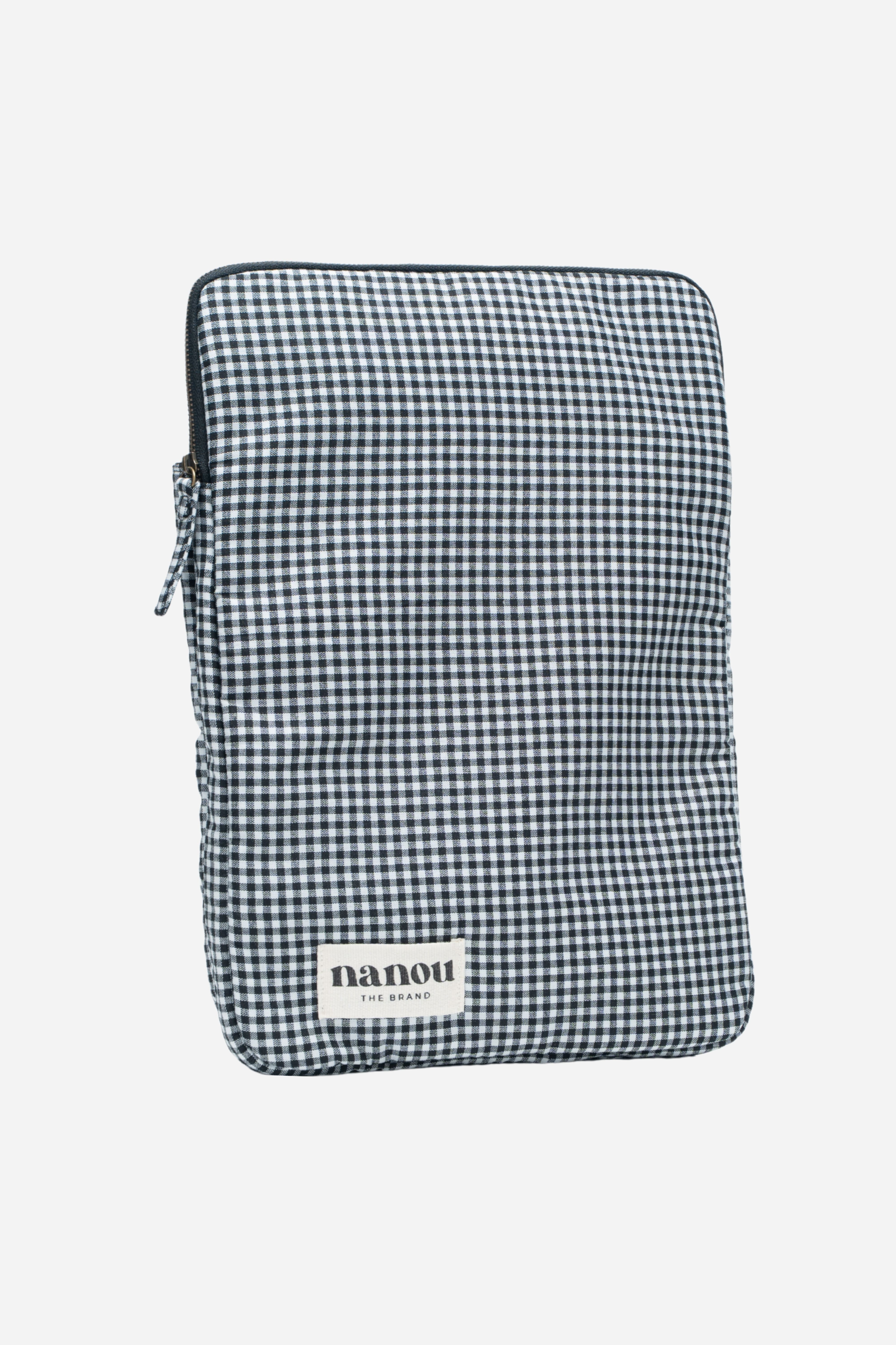 Laptop cover Vichy- Black