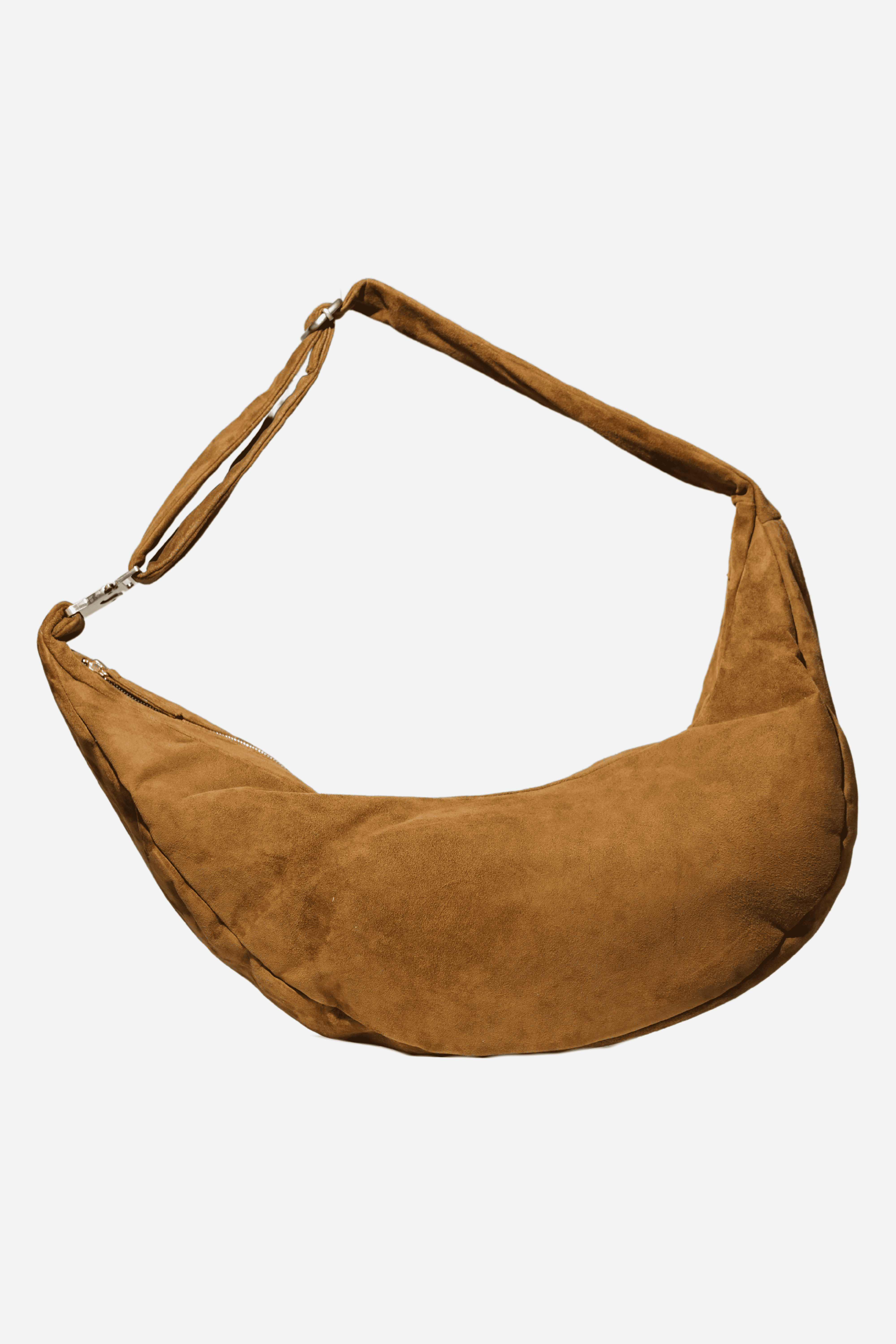 Gabriel sac banane suède- chocolat