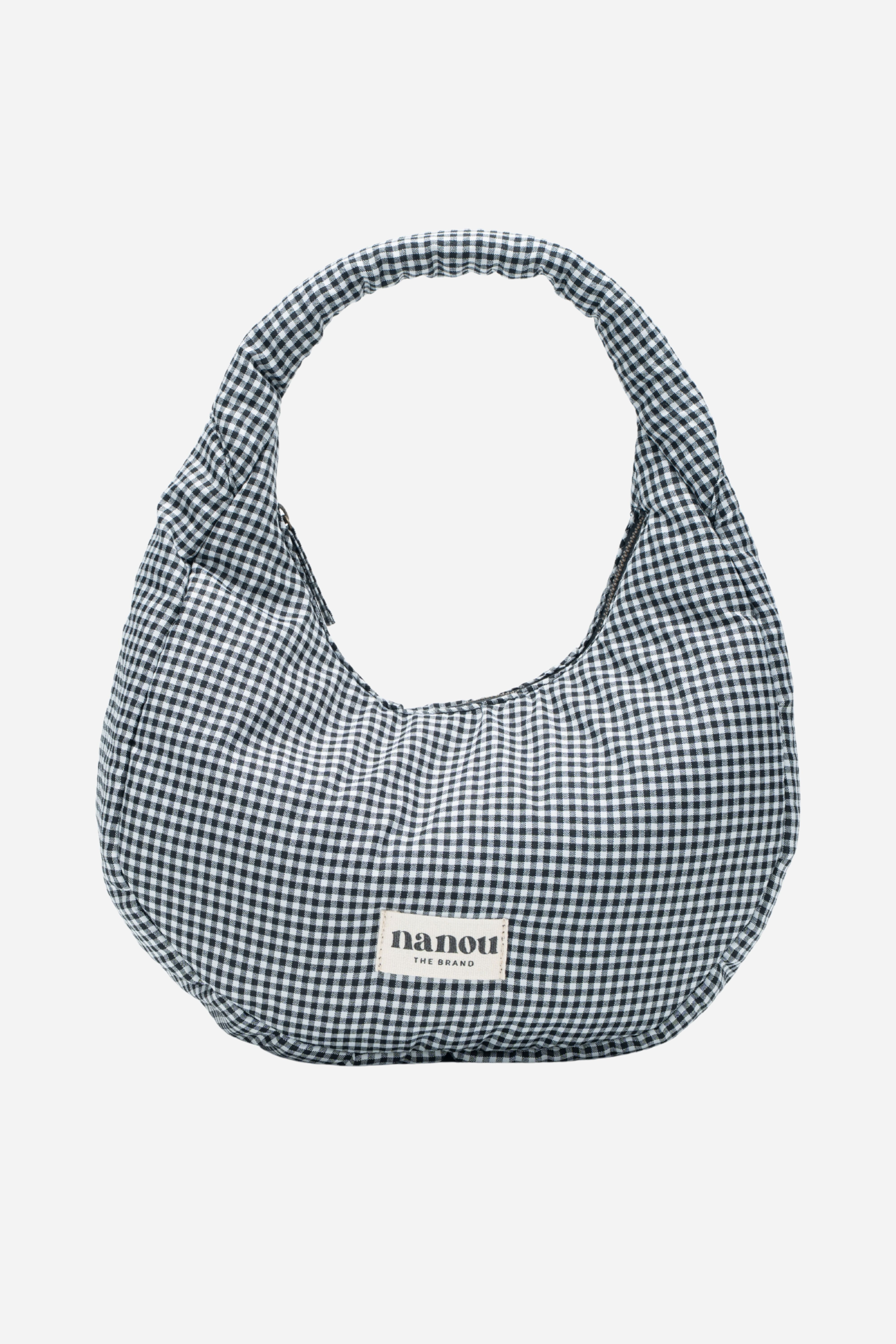 Circle Bag Medium Vichy- Black