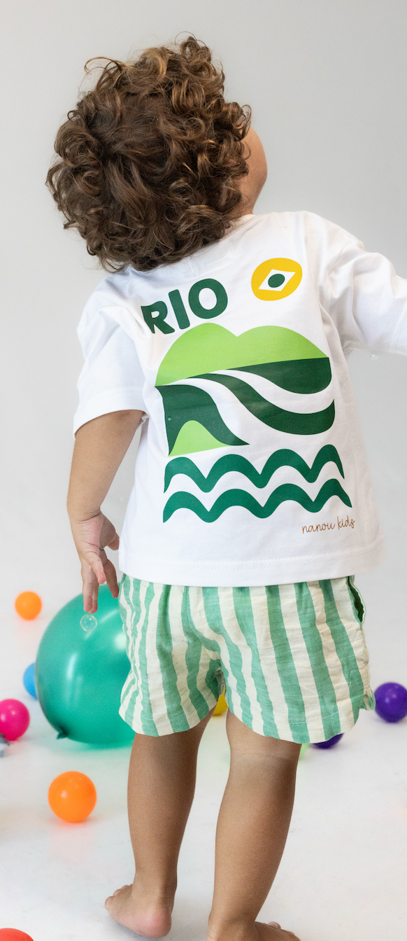Stripes Short - Green