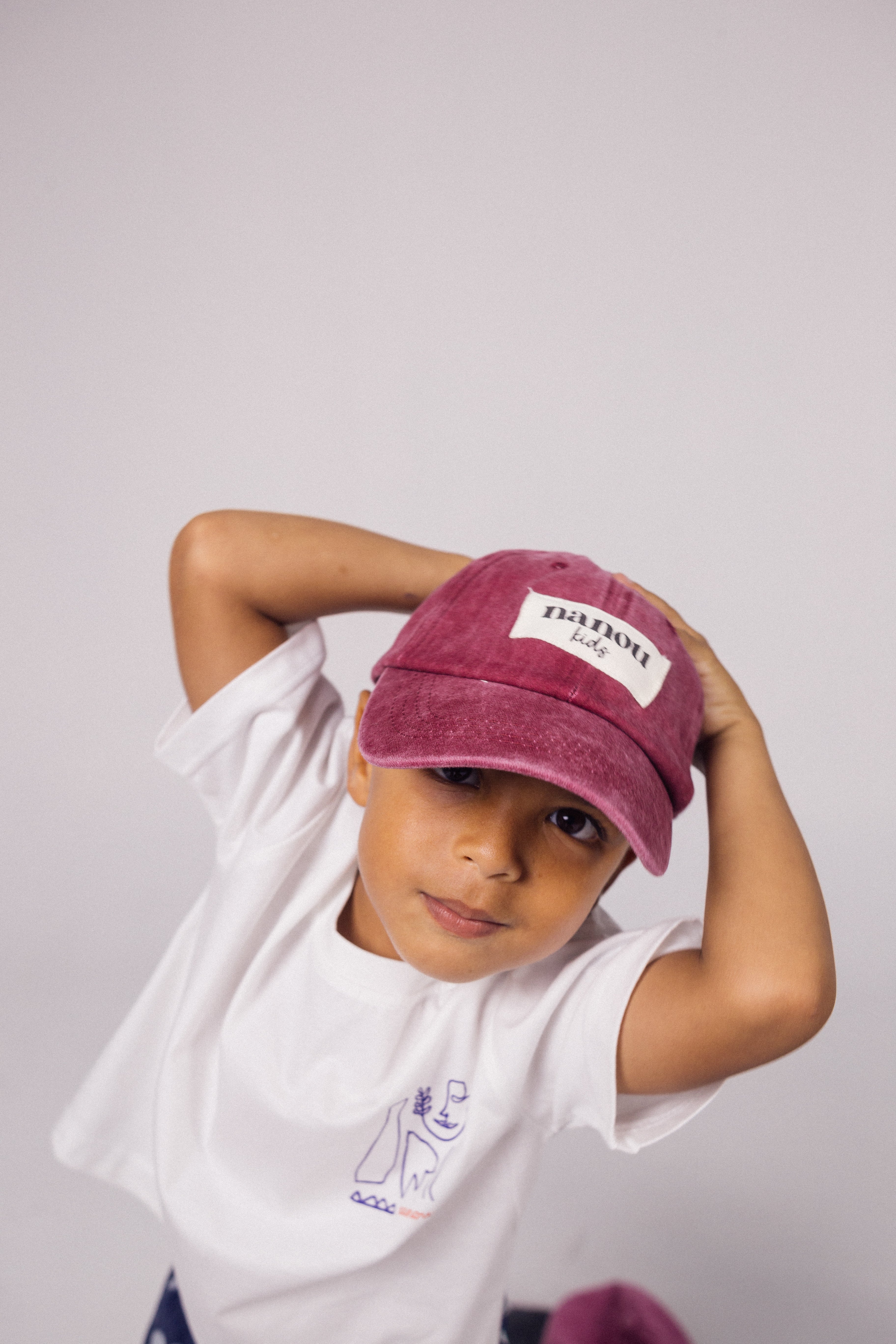 Nanou kids cap - Red