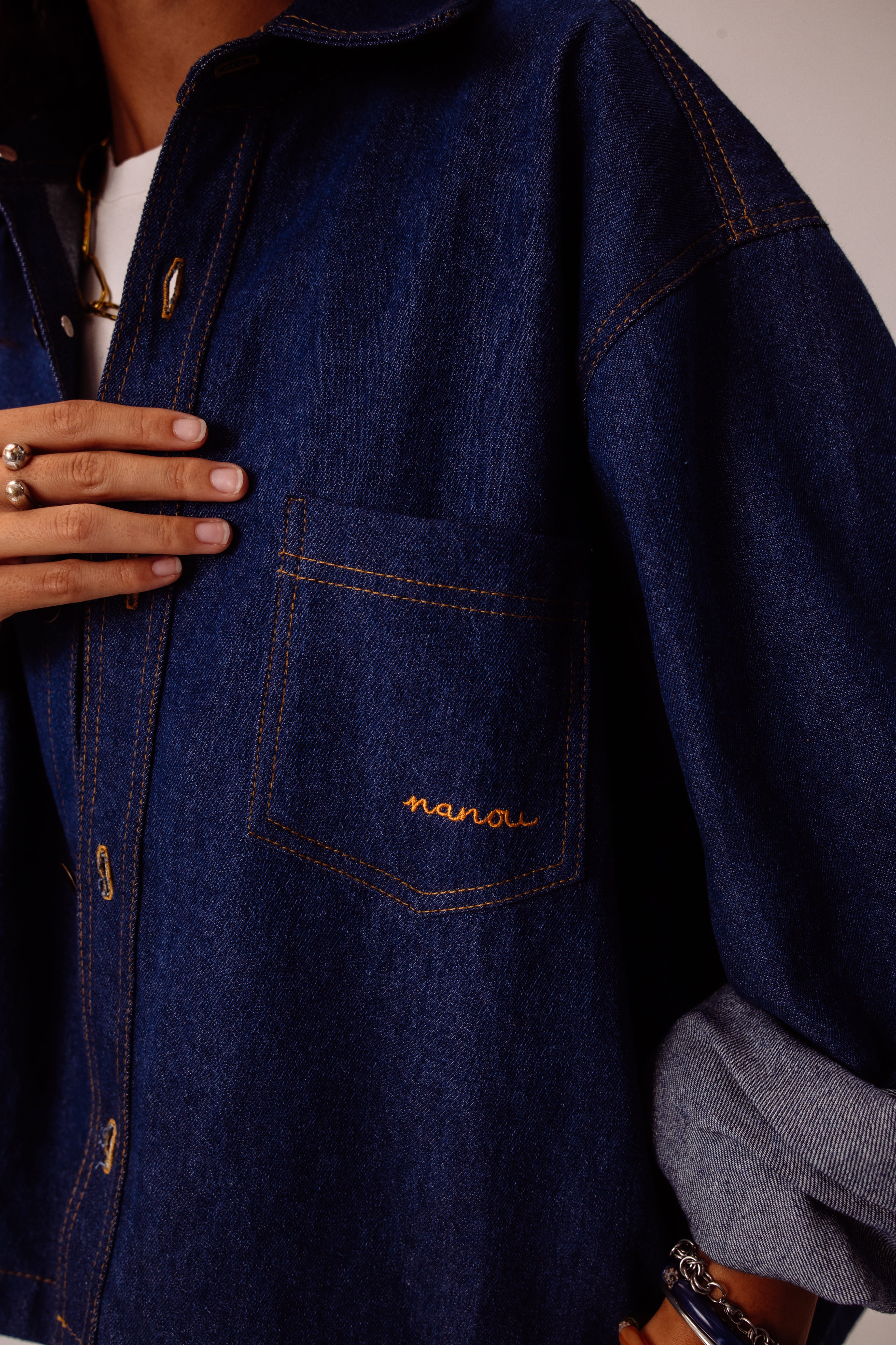 Charlie Denim boxy shirt