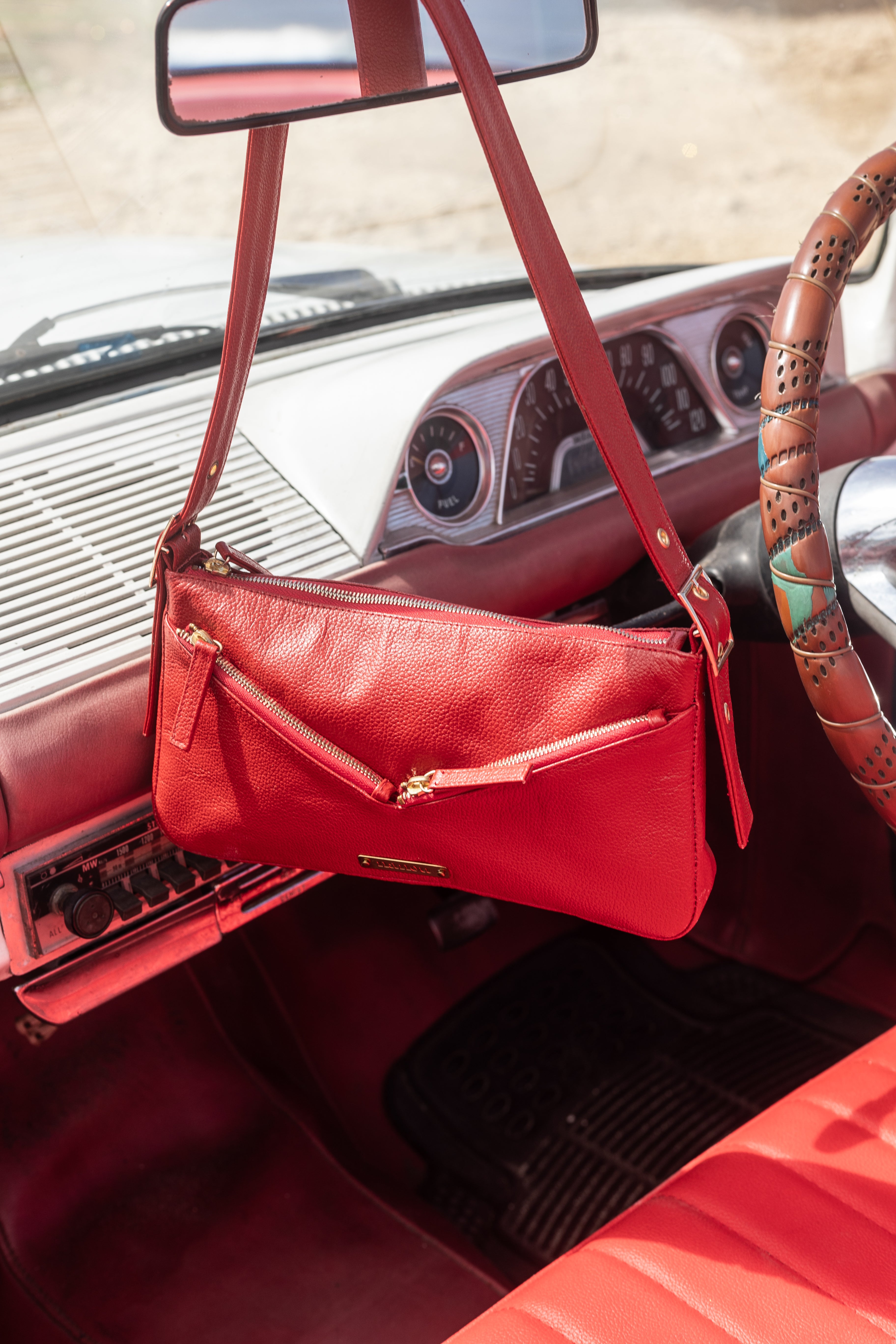 The Rectangle bag - Red