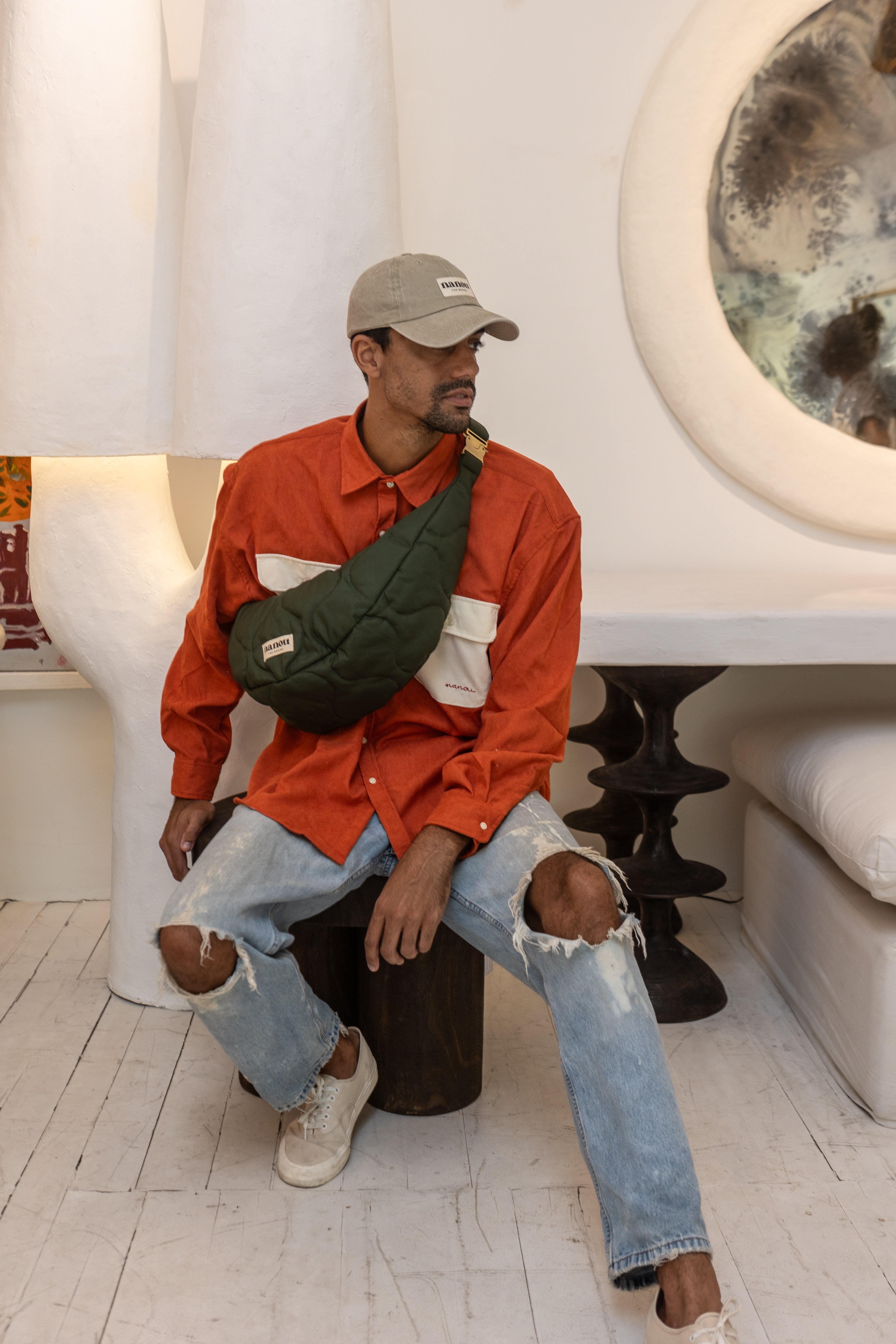 Gabriel banana bag Olive