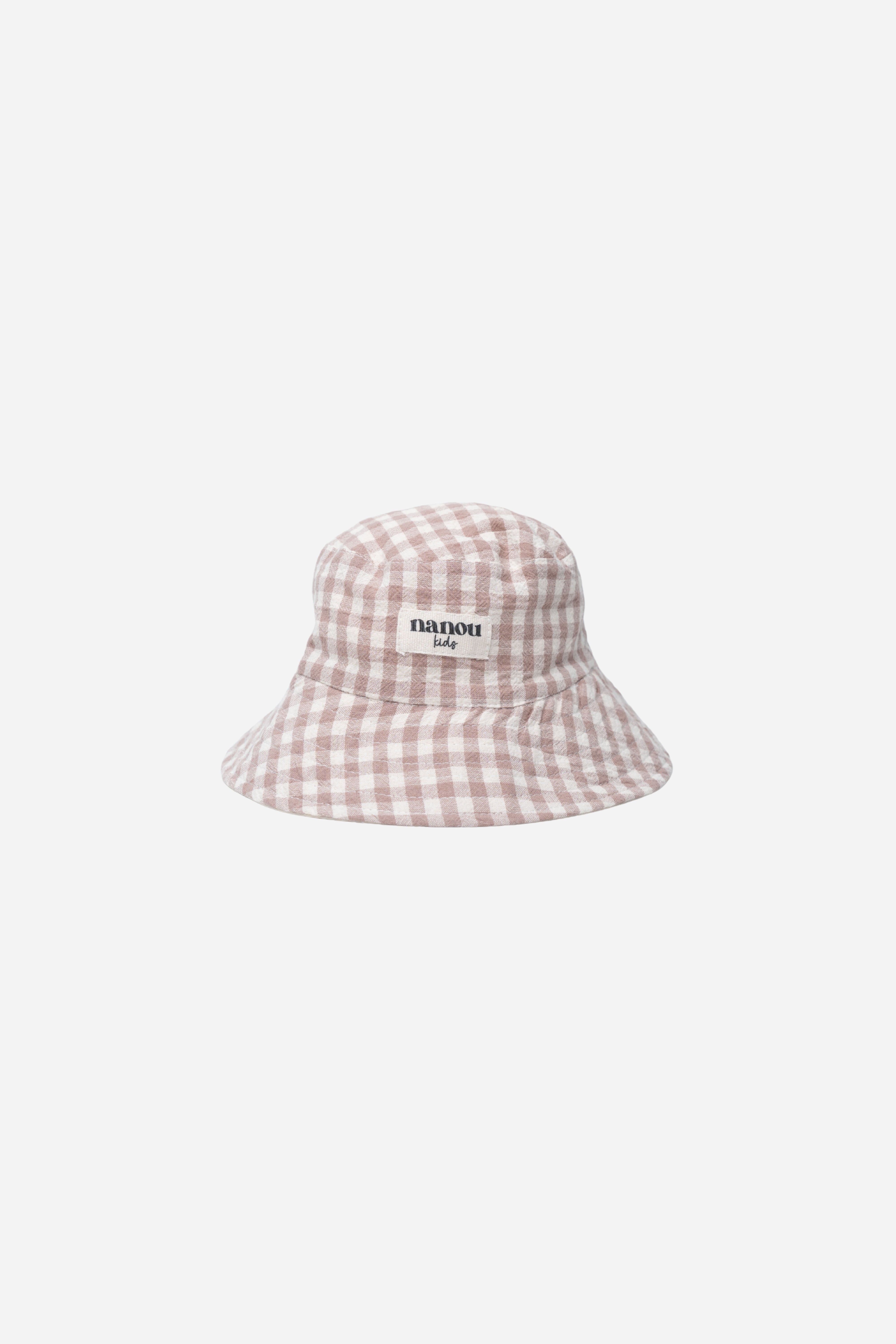 Vichy Bucket hat - Beige