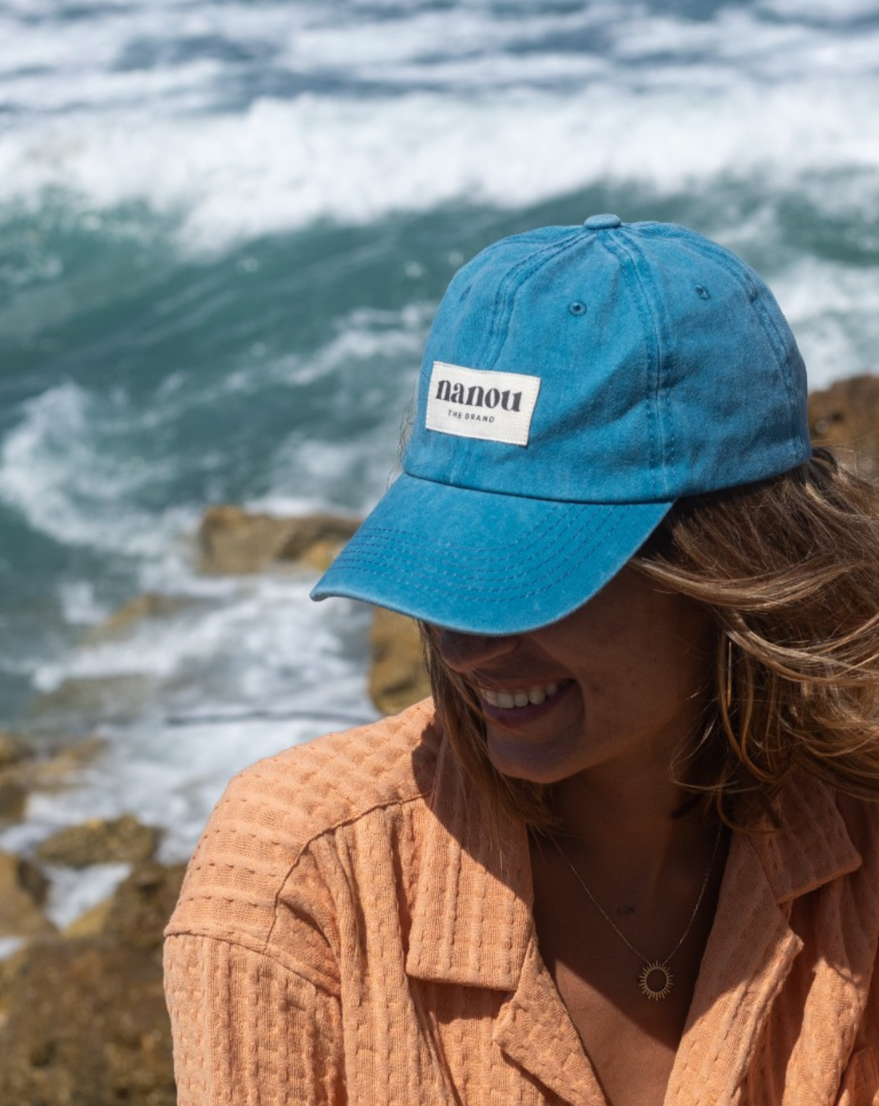 Casquette Nanou bleu ciel