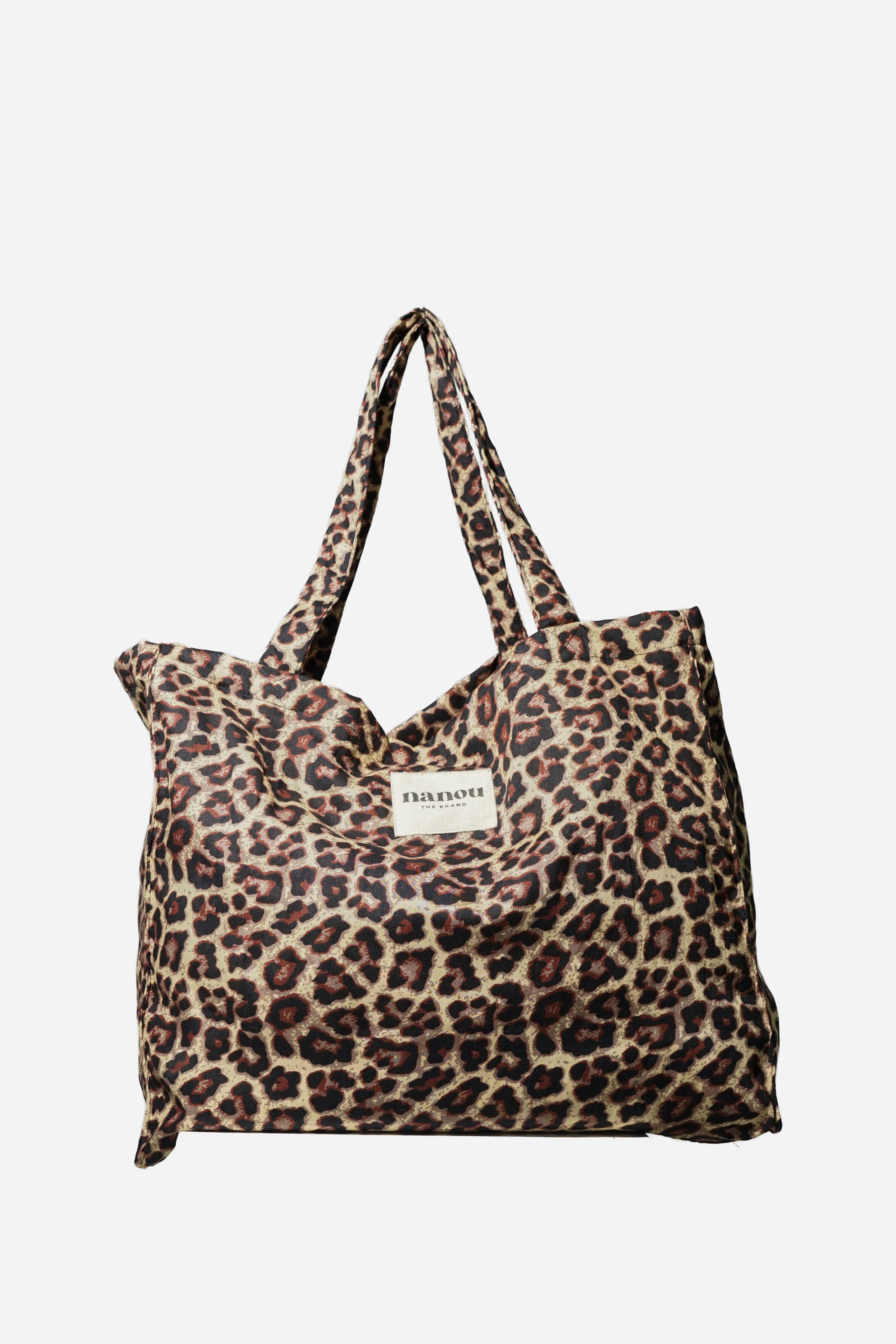 Nanou tote bag - Large léopard