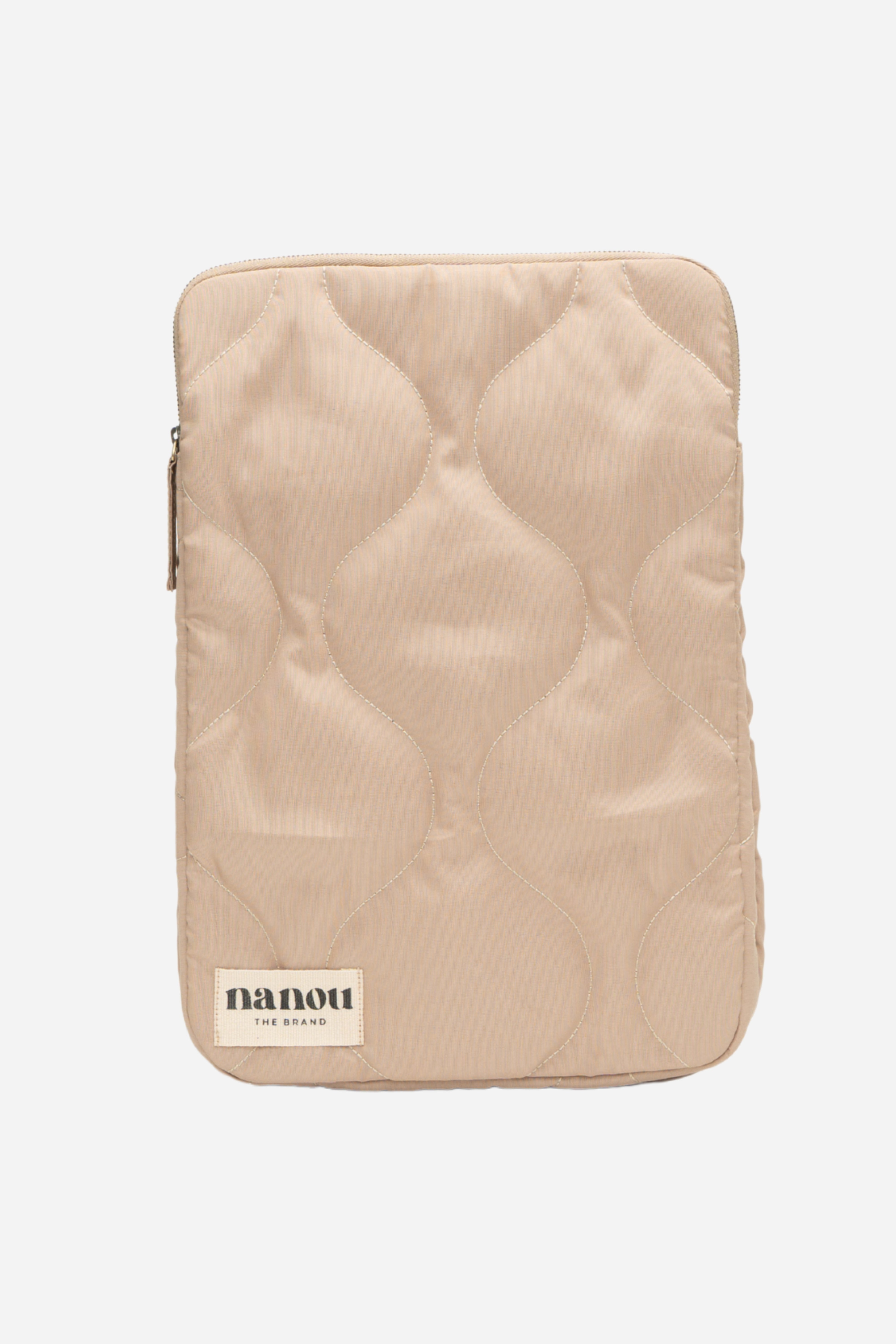 Laptop cover beige
