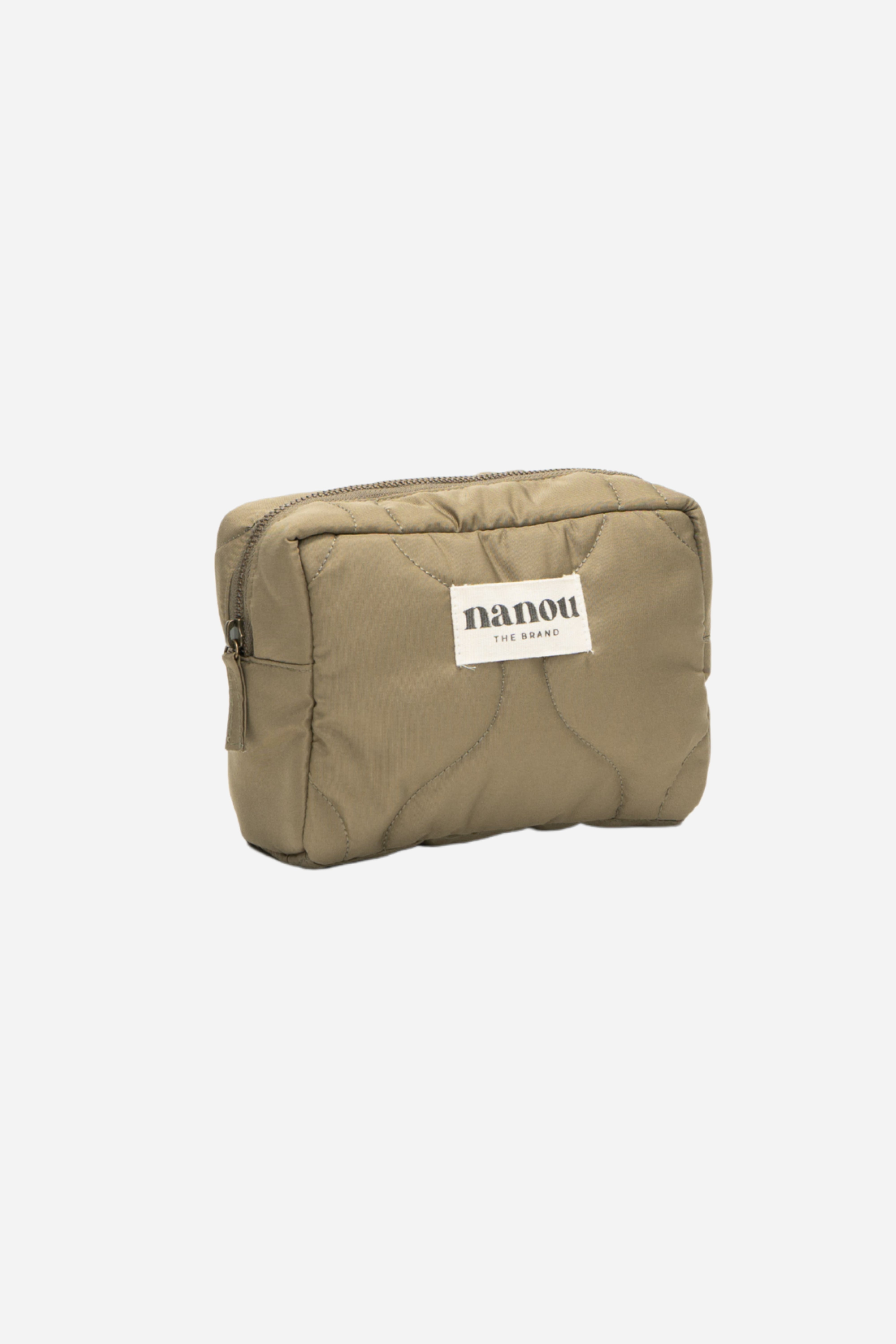 Make-up pouch Almond green