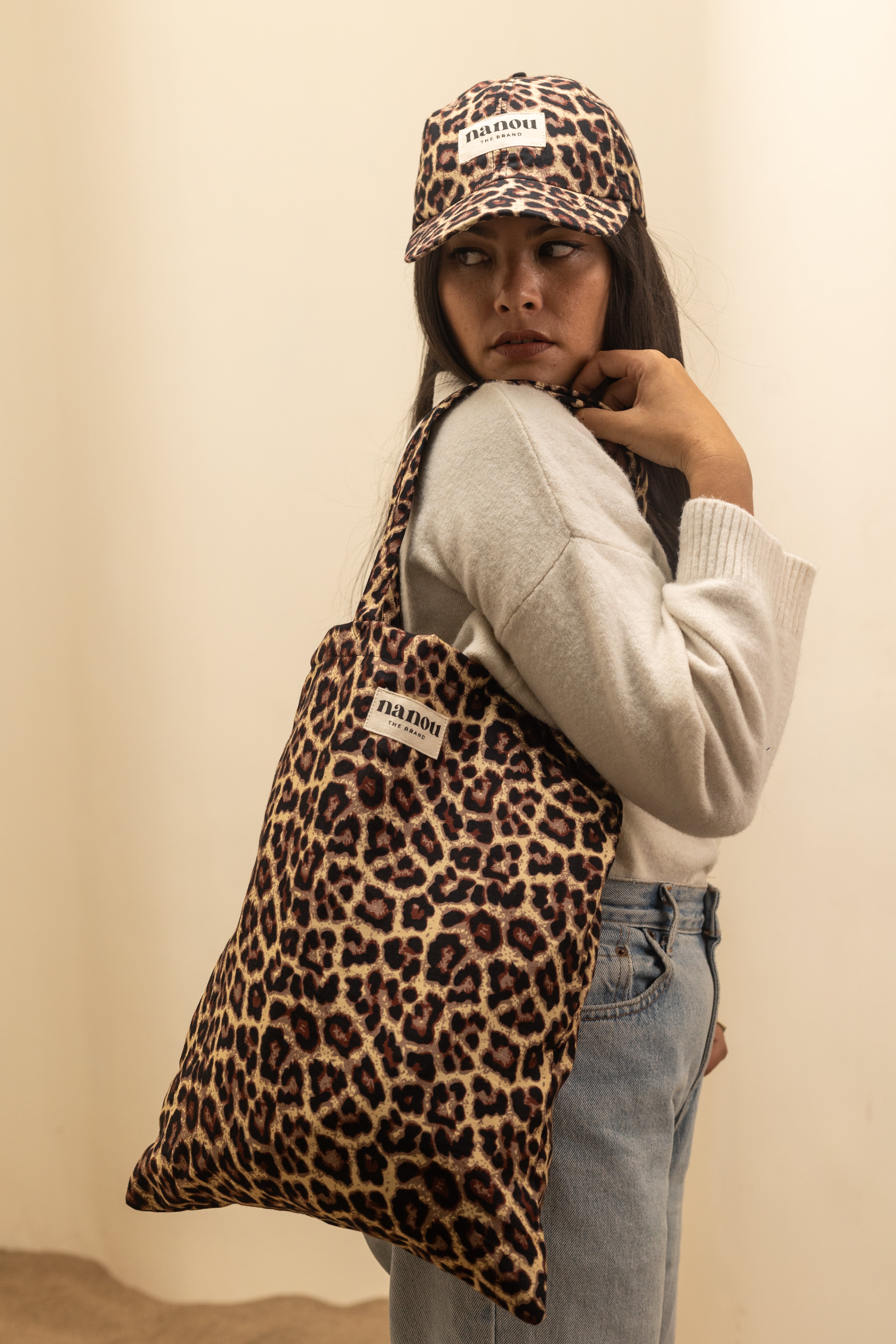 Nanou tote bag - petit léopard