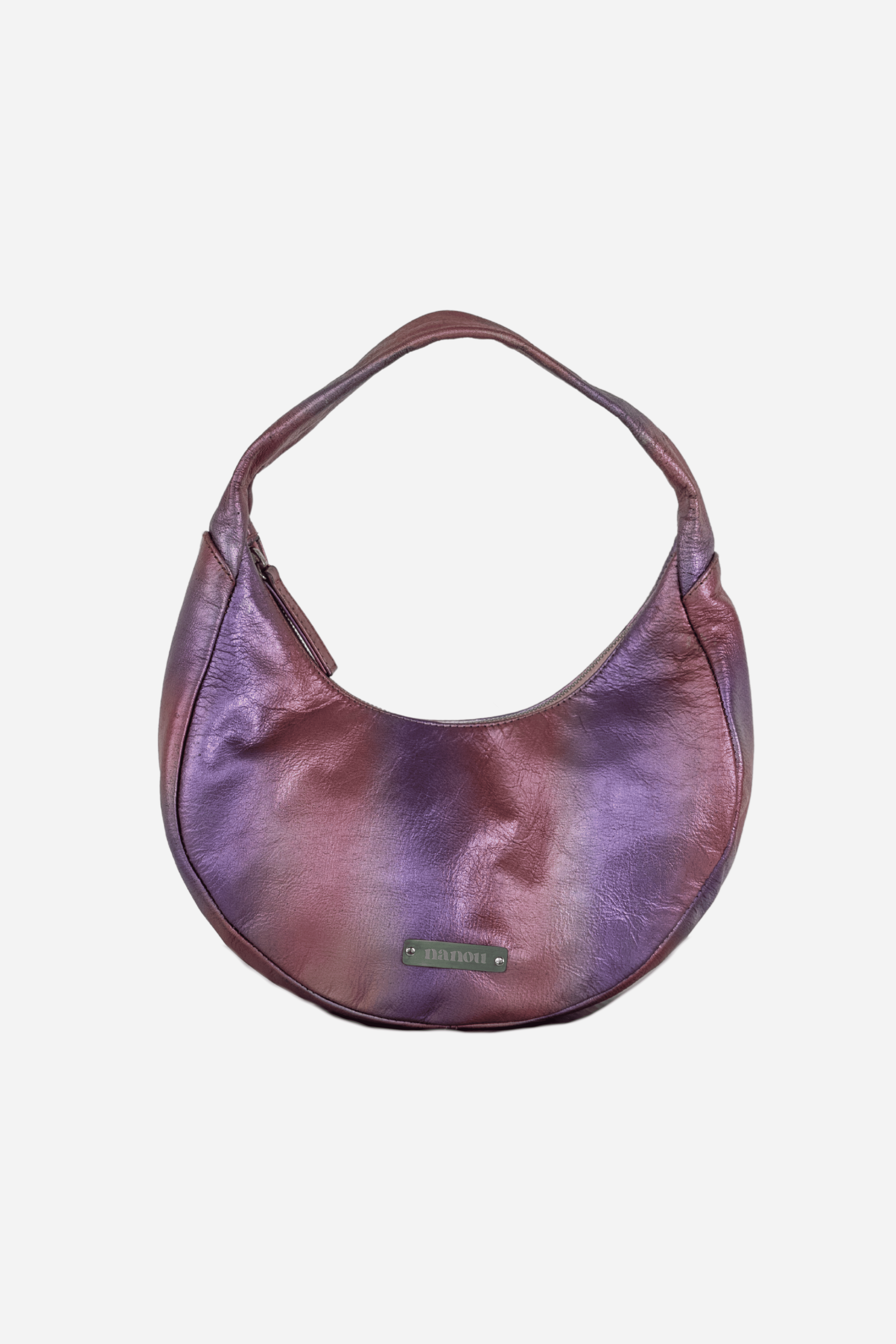 The Circle bag Small - Pink Metallic