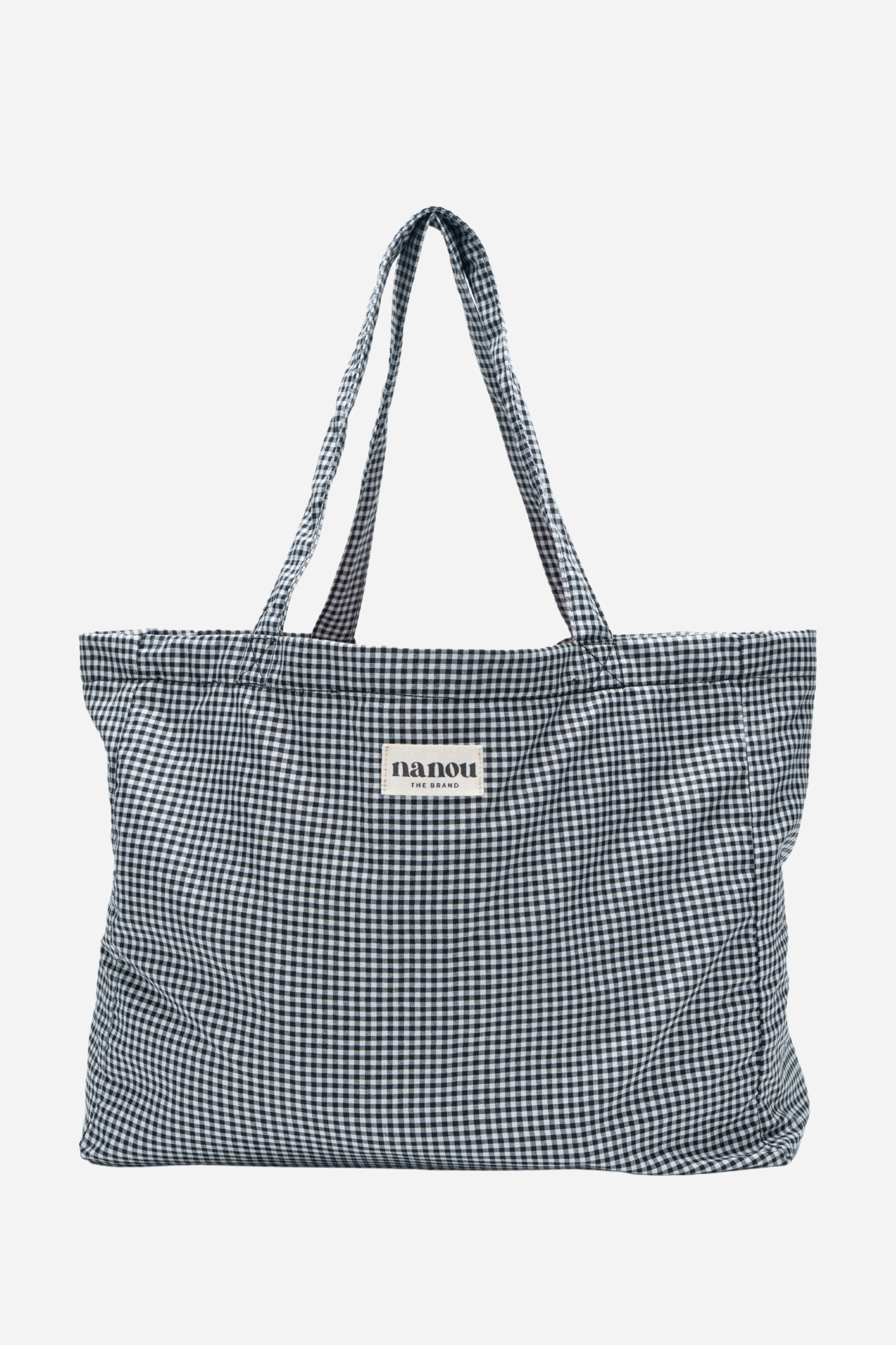 Totebag Large Vichy- Black