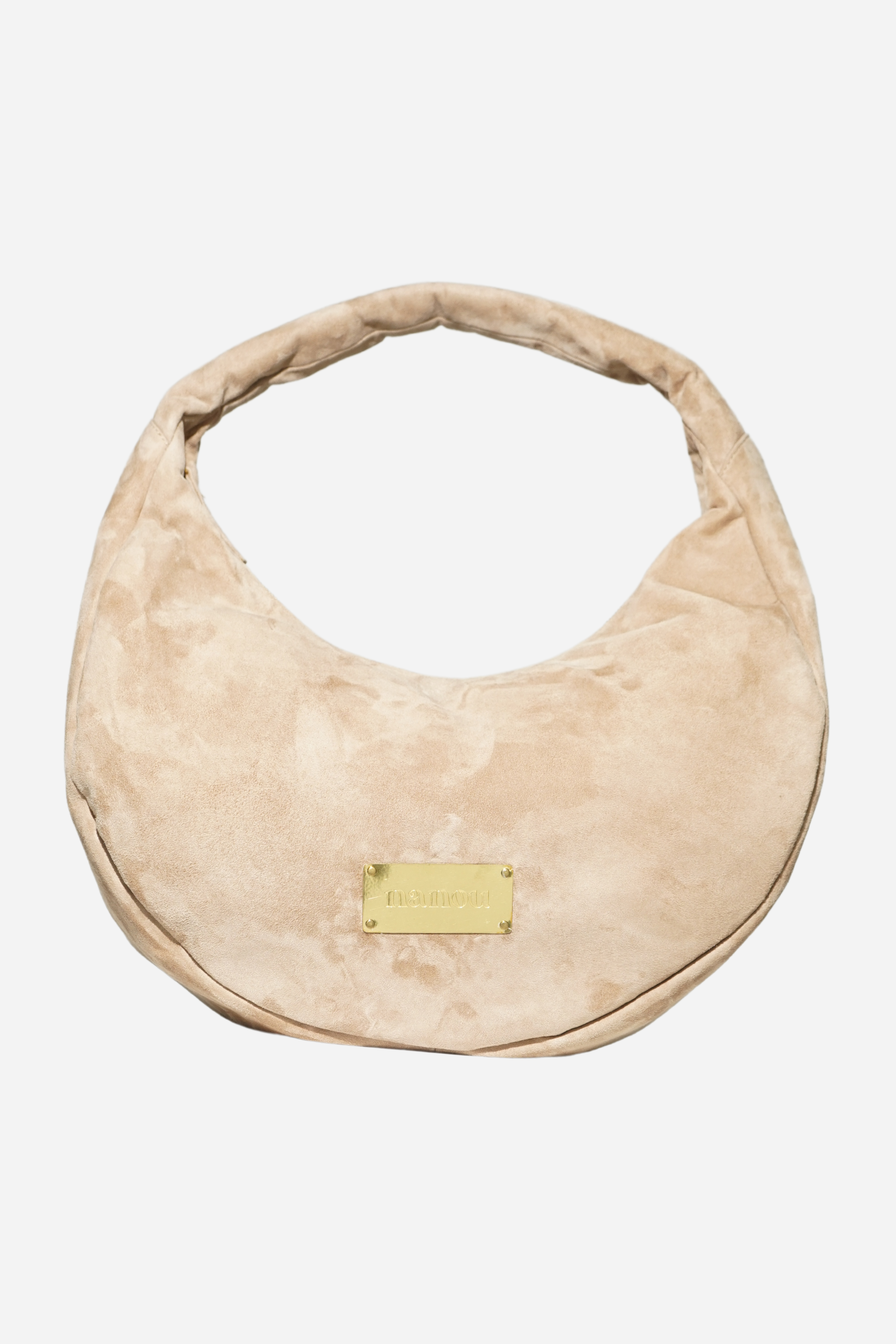 The Circle bag Medium Suede- Taupe