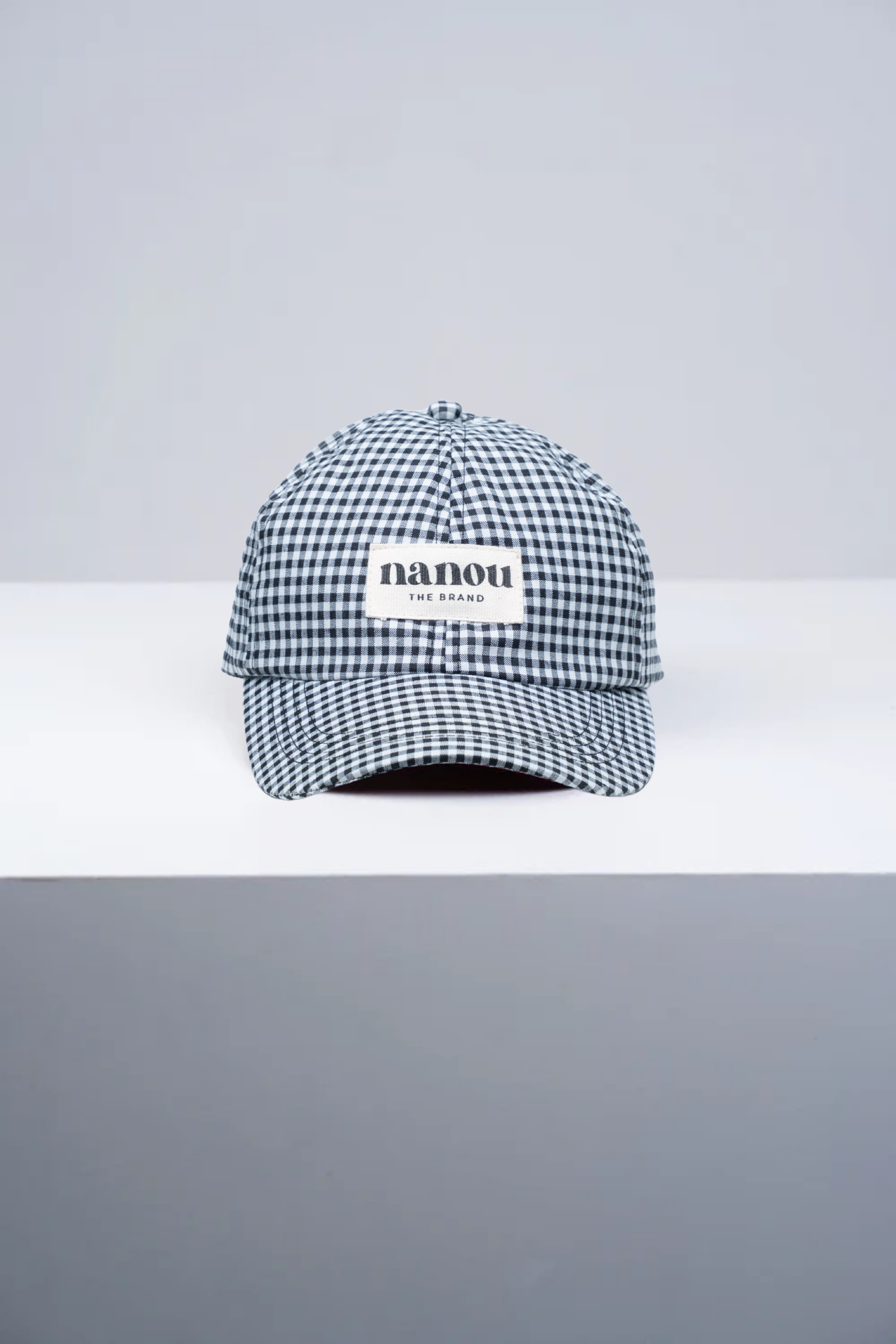 Nanou cap Vichy- Black