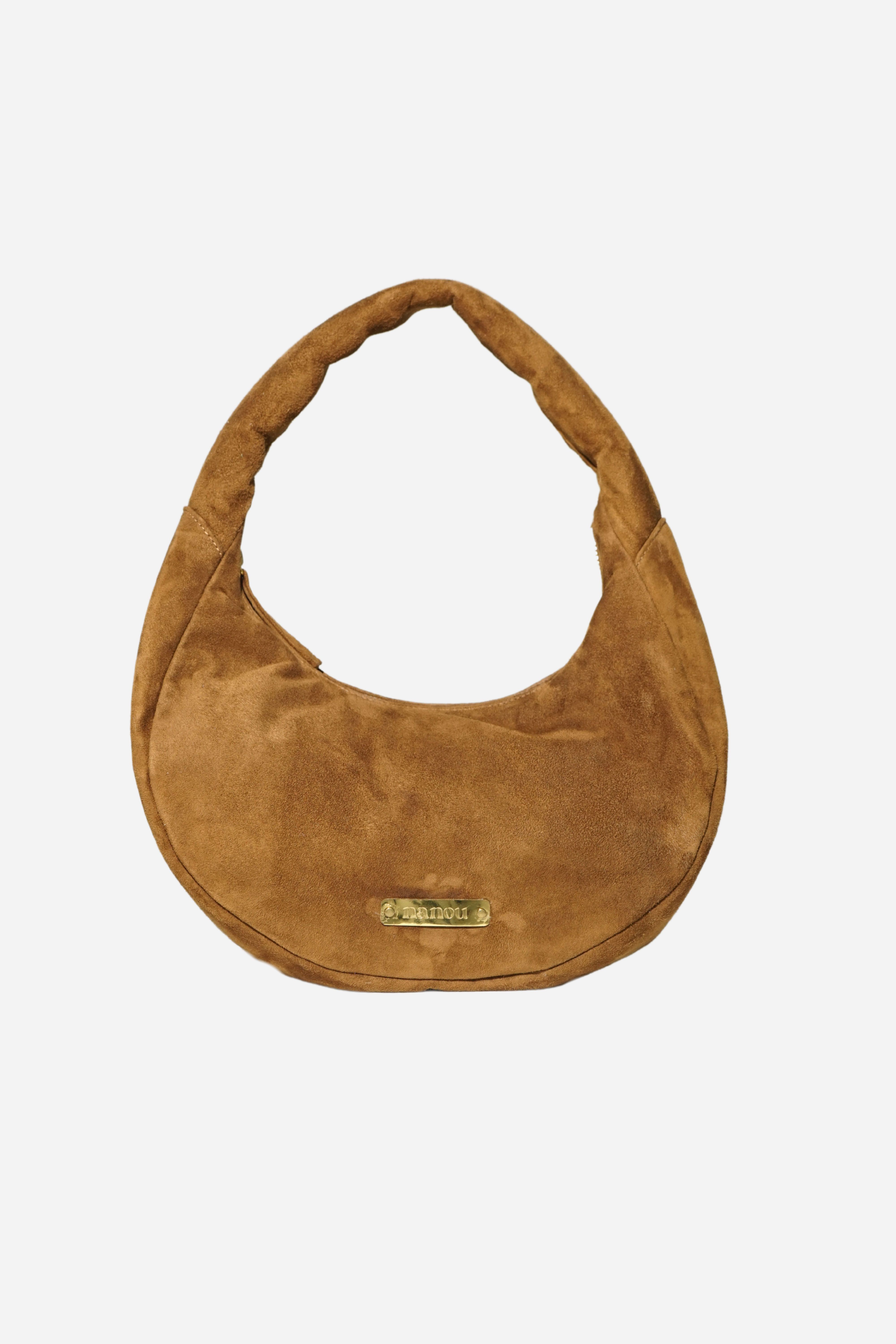 The Circle bag Small Suede- Chocolate