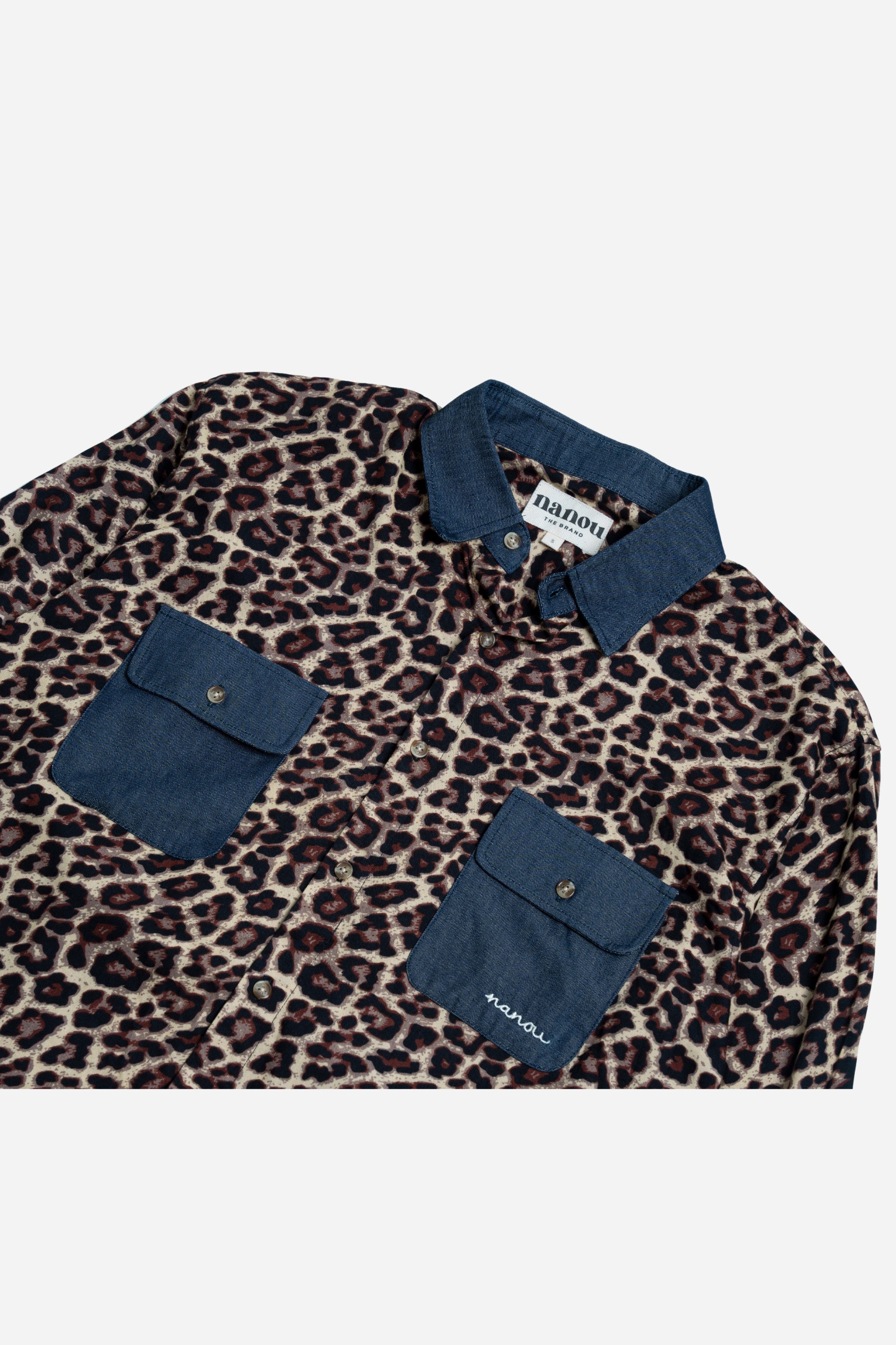 Paco Shirt Leopard/Denim