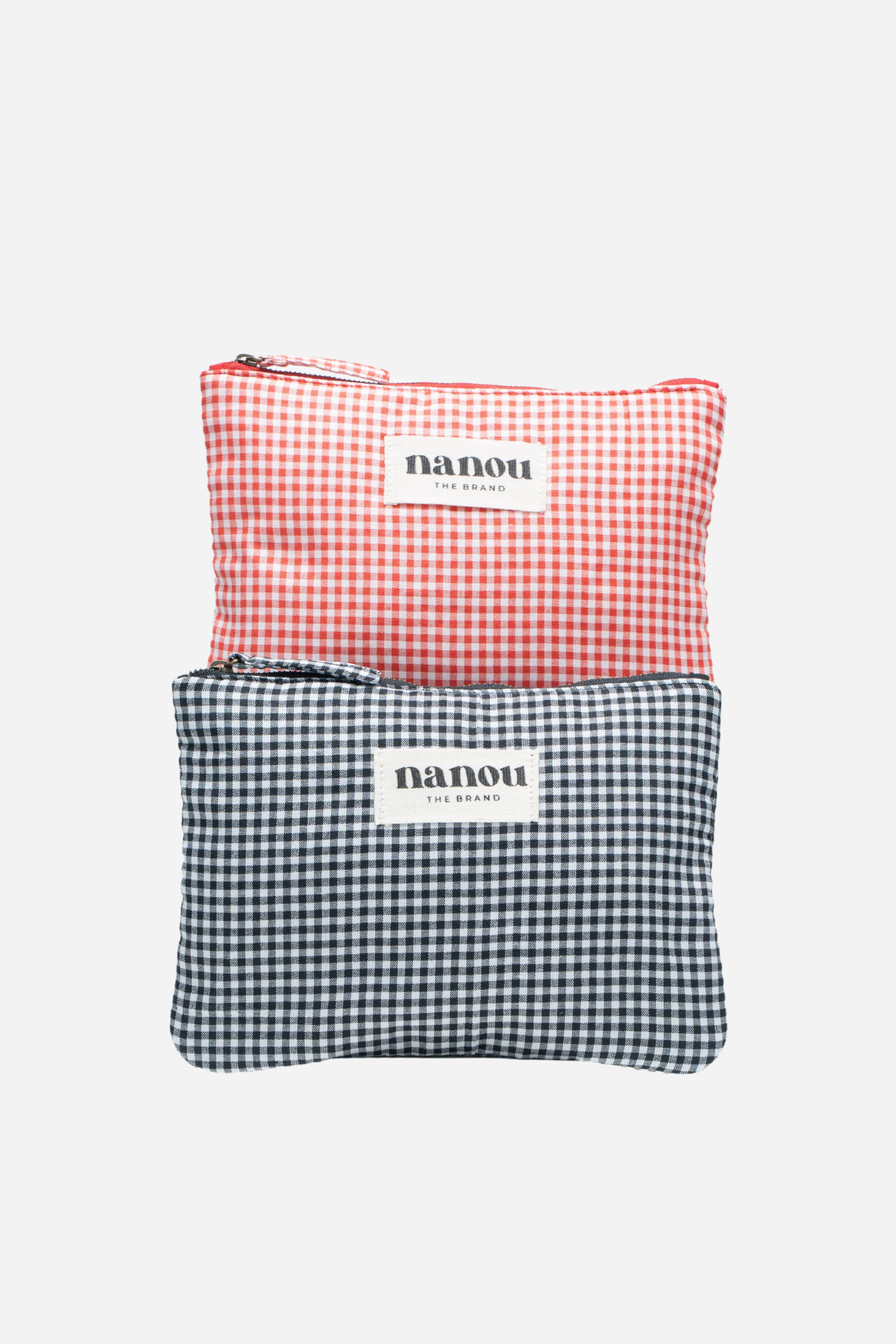 Pochette Nanou Vichy- Rouge