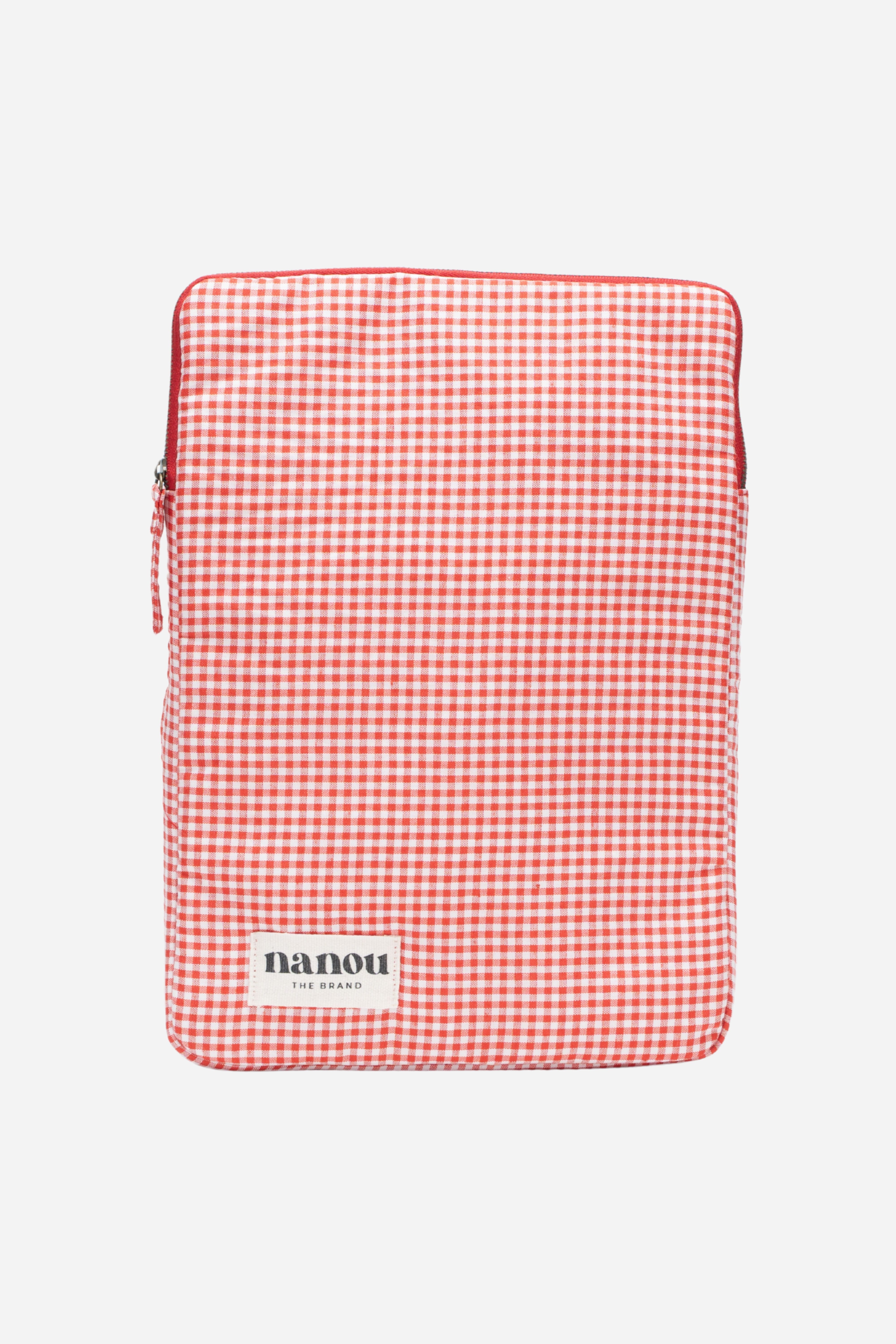 Laptop cover Vichy- Red