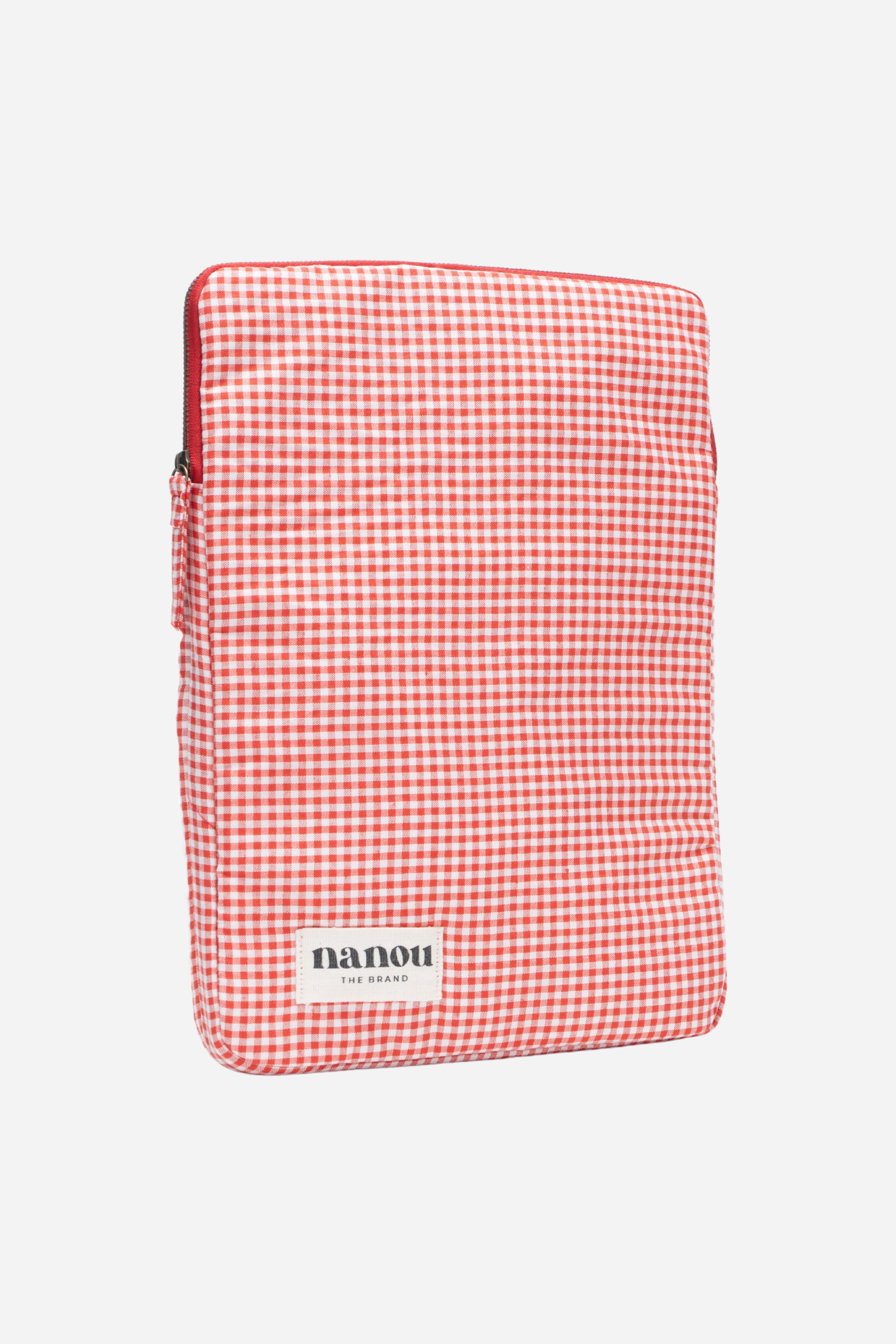 Laptop cover Vichy- Red
