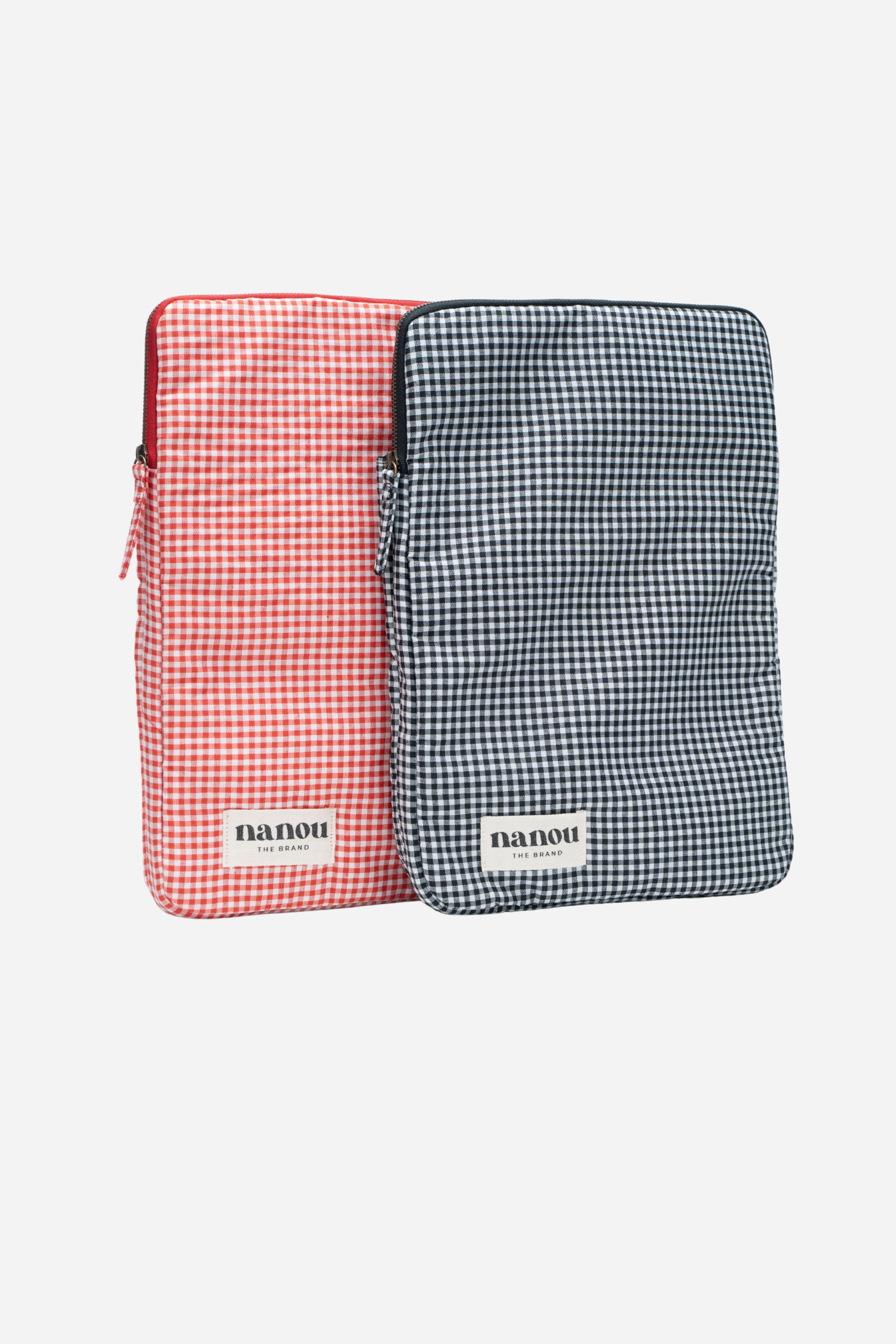 Laptop cover Vichy- Red