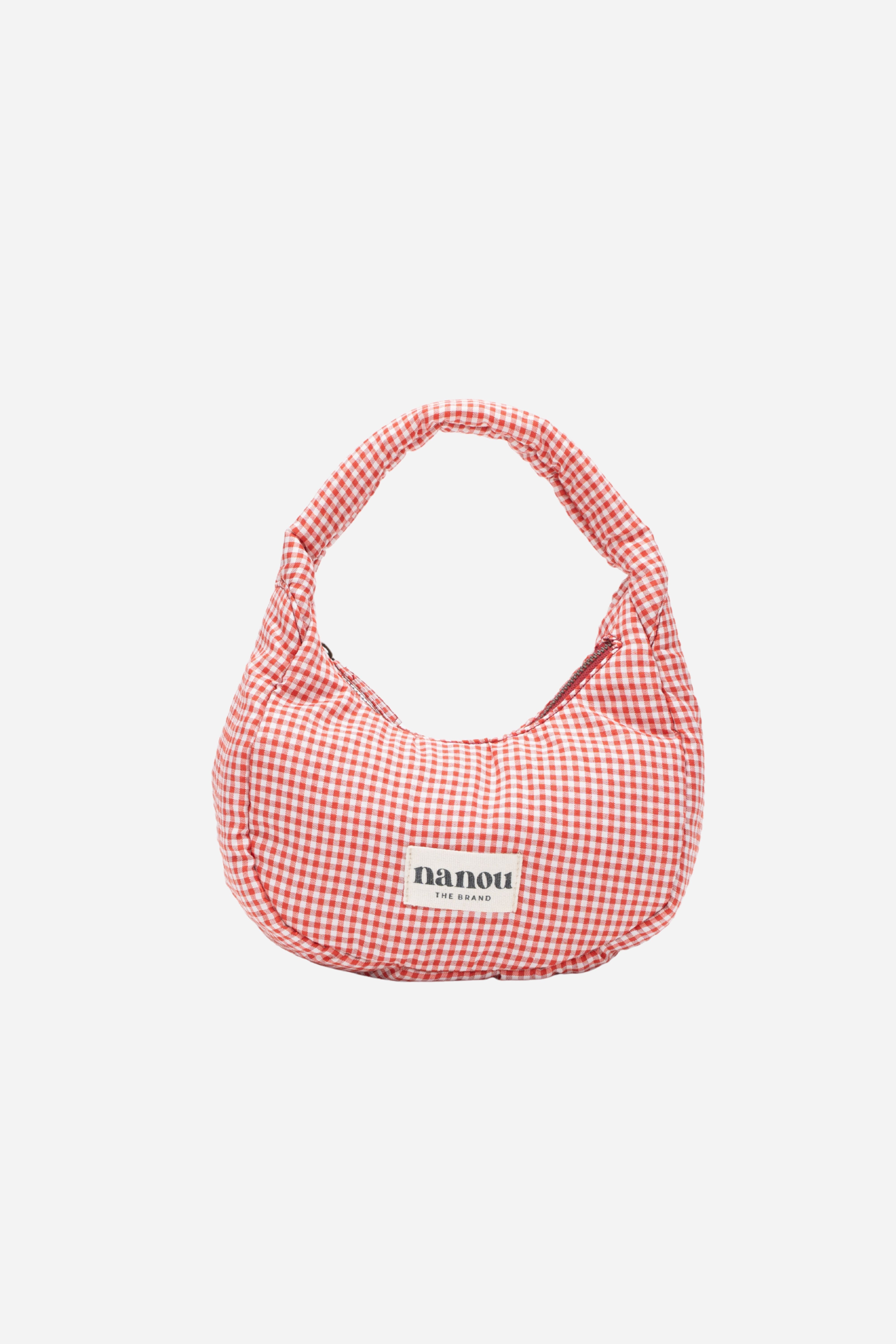 Circle bag Small Vichy- Red