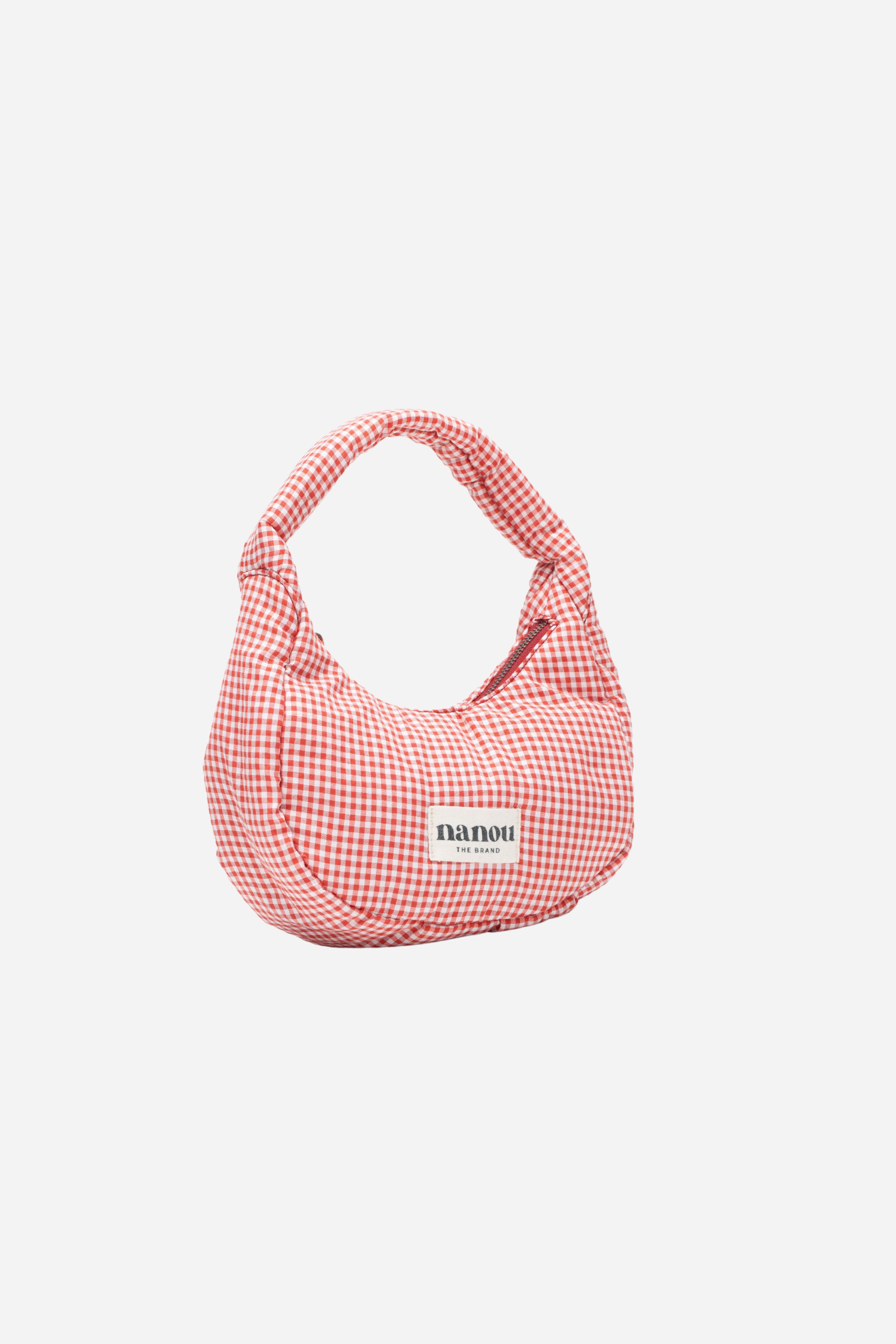 Circle bag Small Vichy- Red