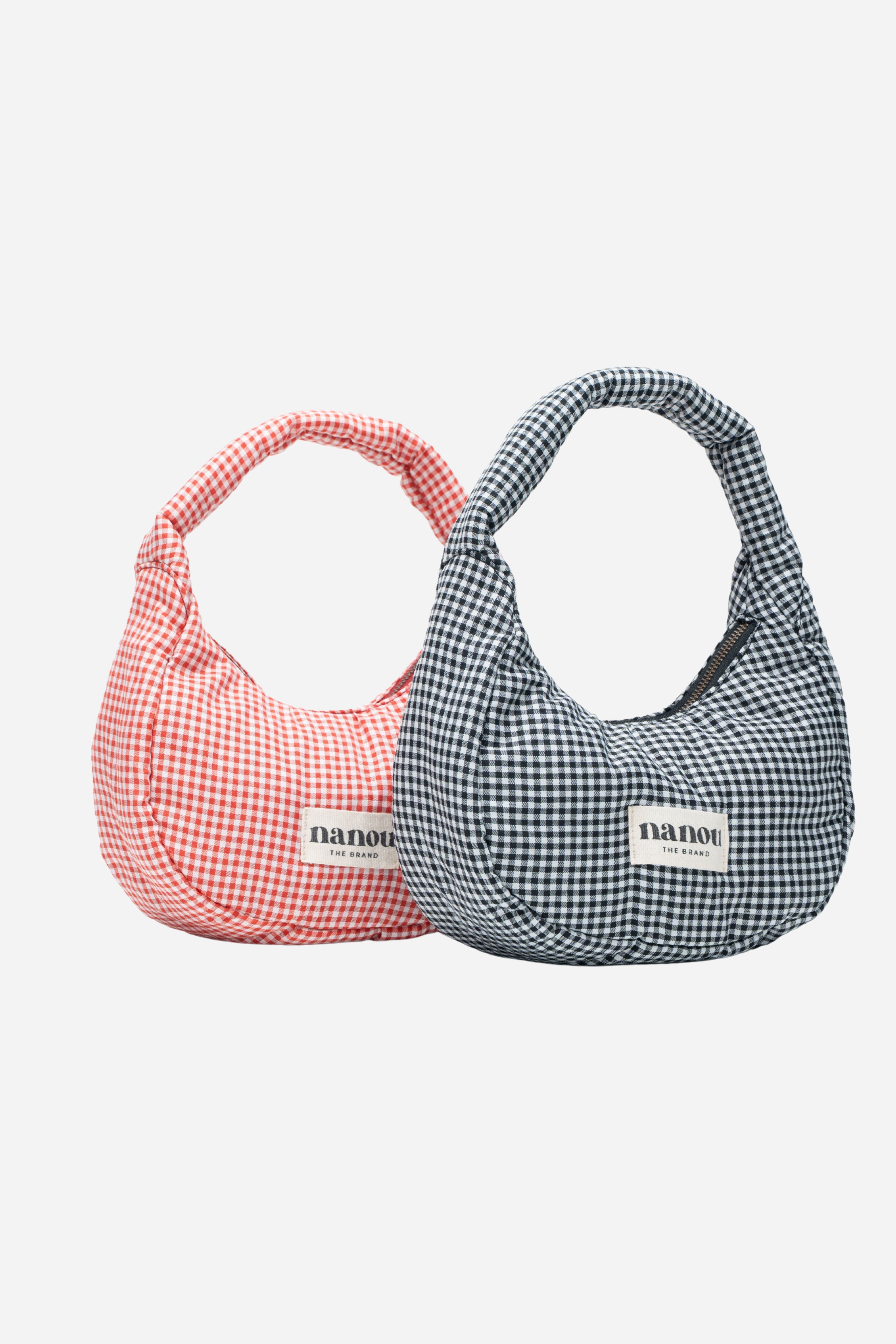 Circle bag Small Vichy- Red