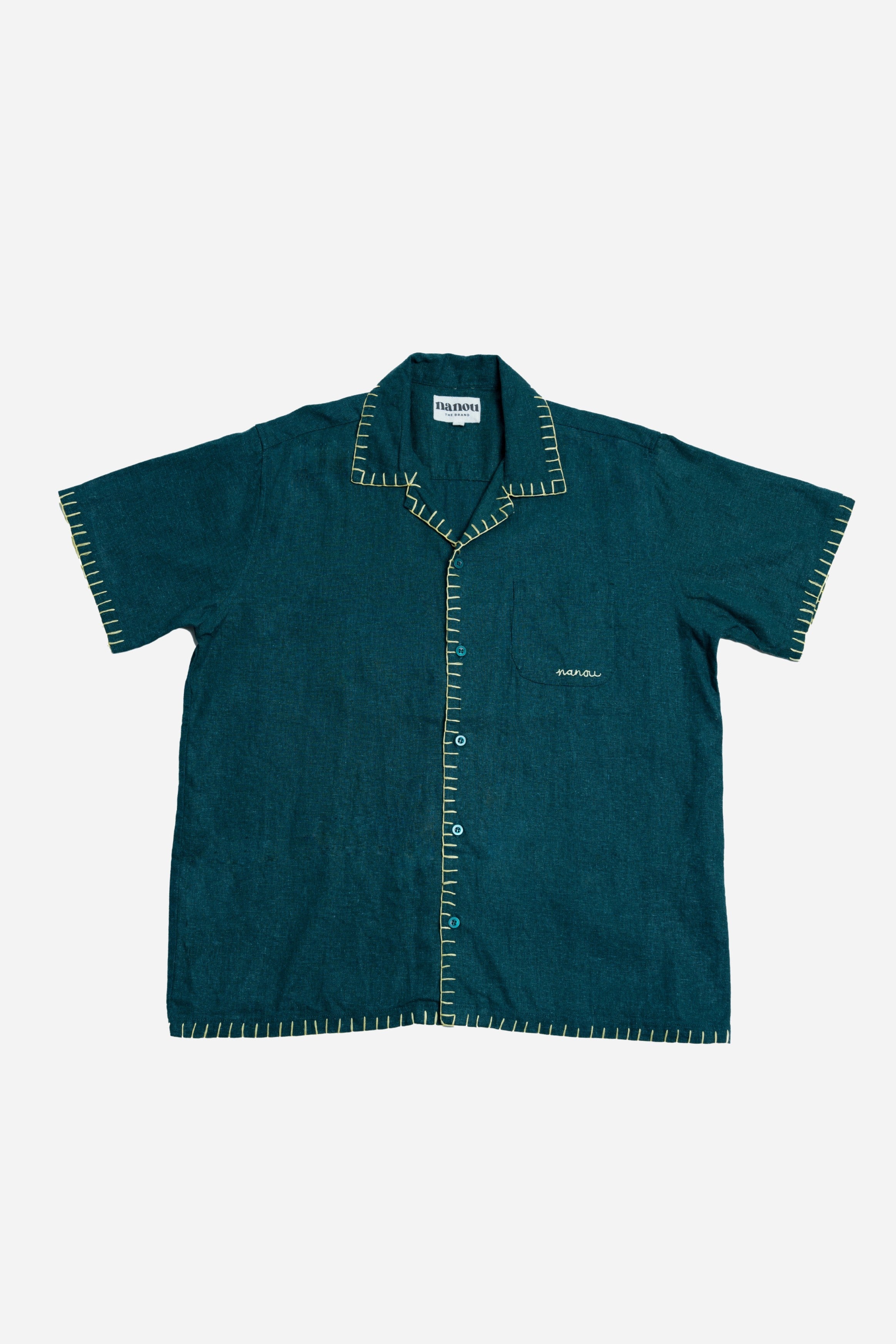 Dahlia Shirt - Emerald