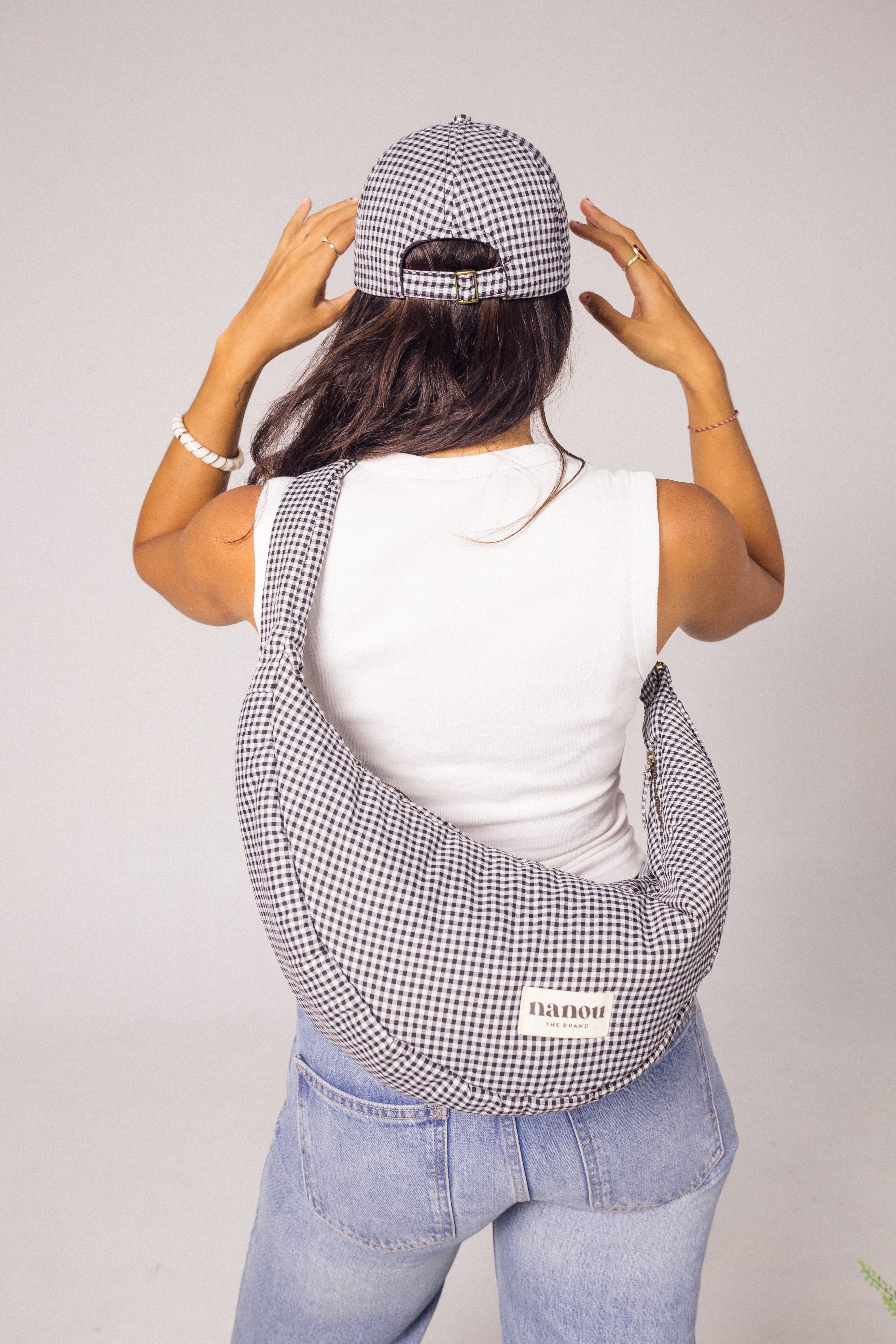 Gabriel Banana bag Vichy - Black