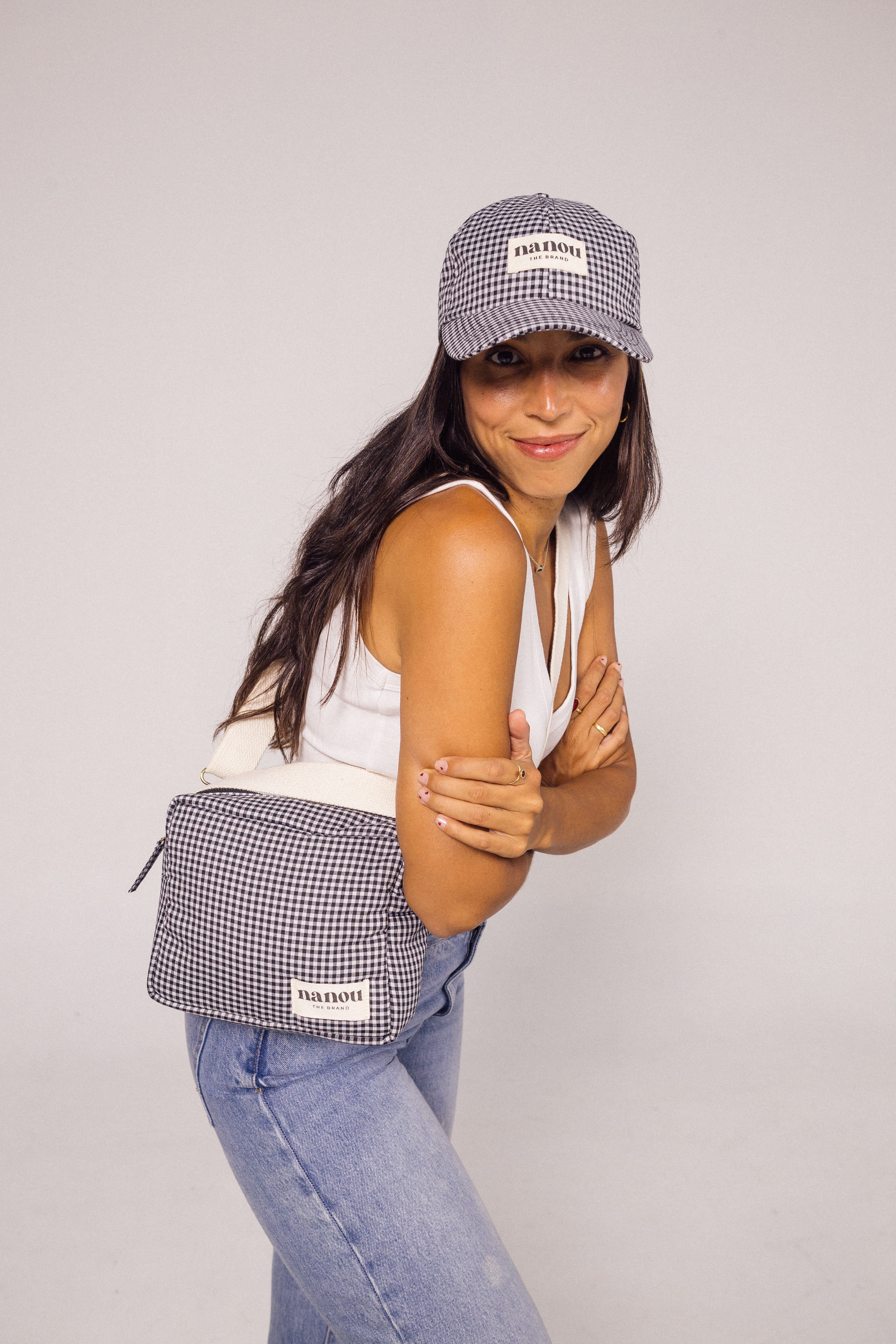 Corto camera case Vichy- Black