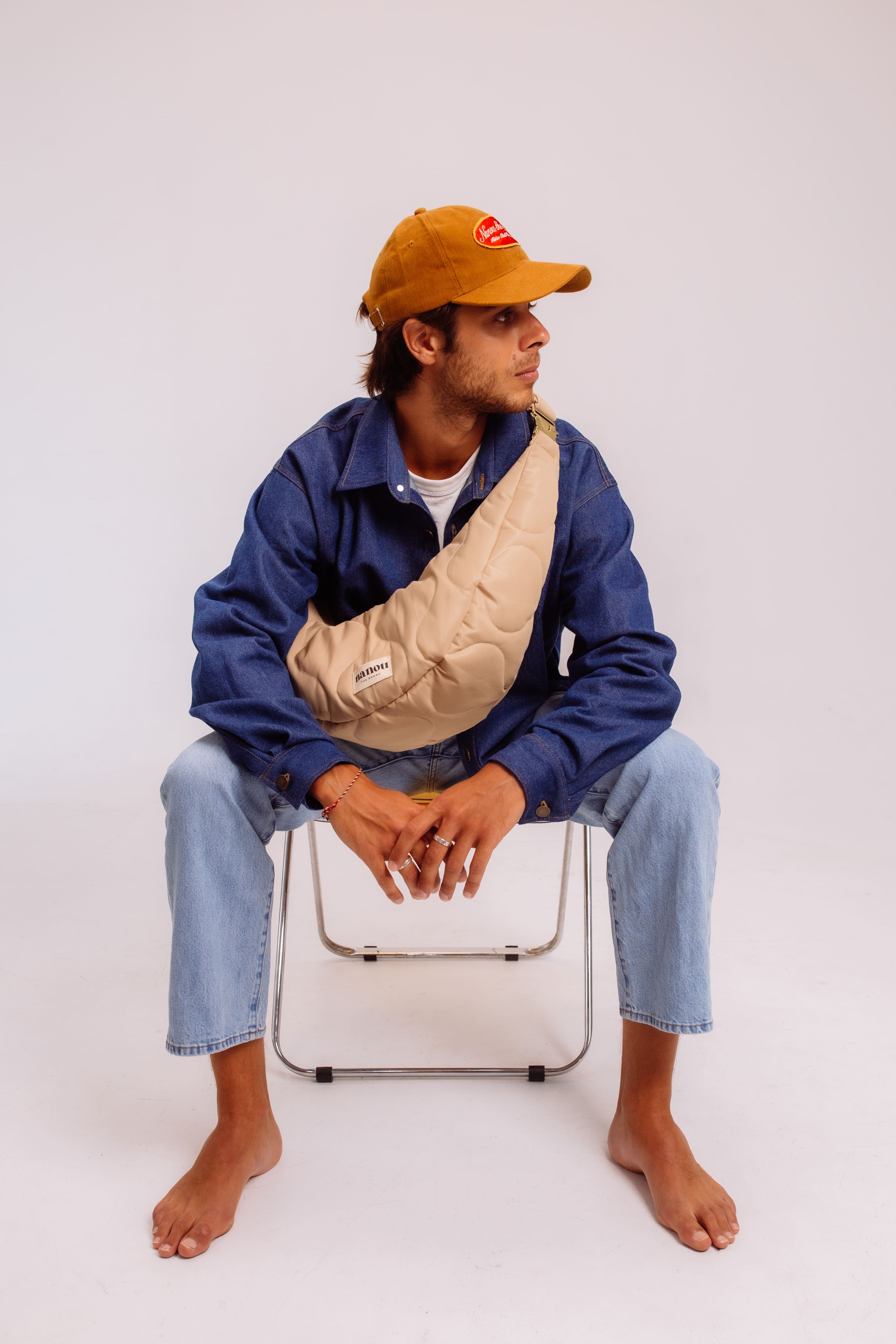 Gabriel banana bag Beige