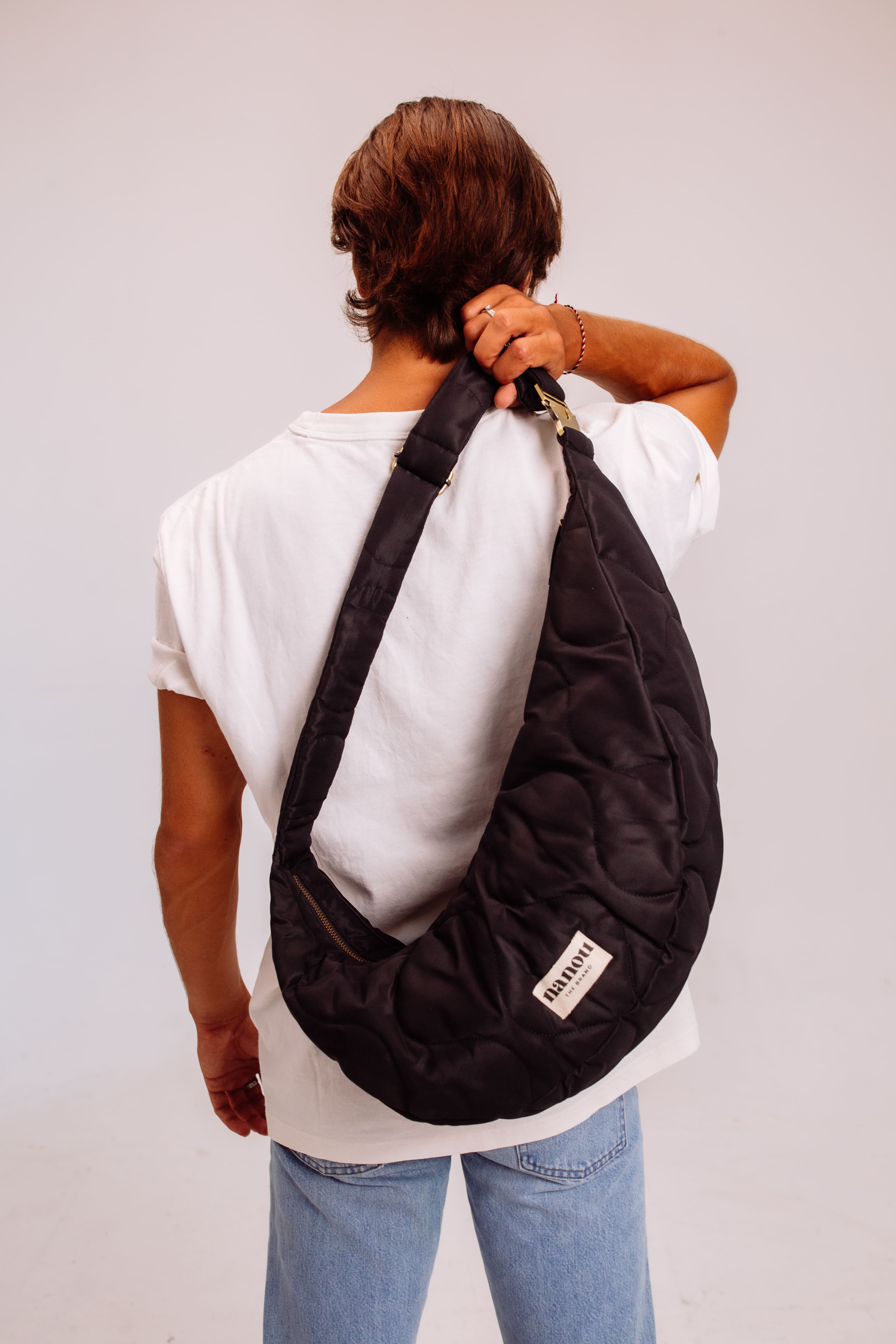Gabriel banana bag Black