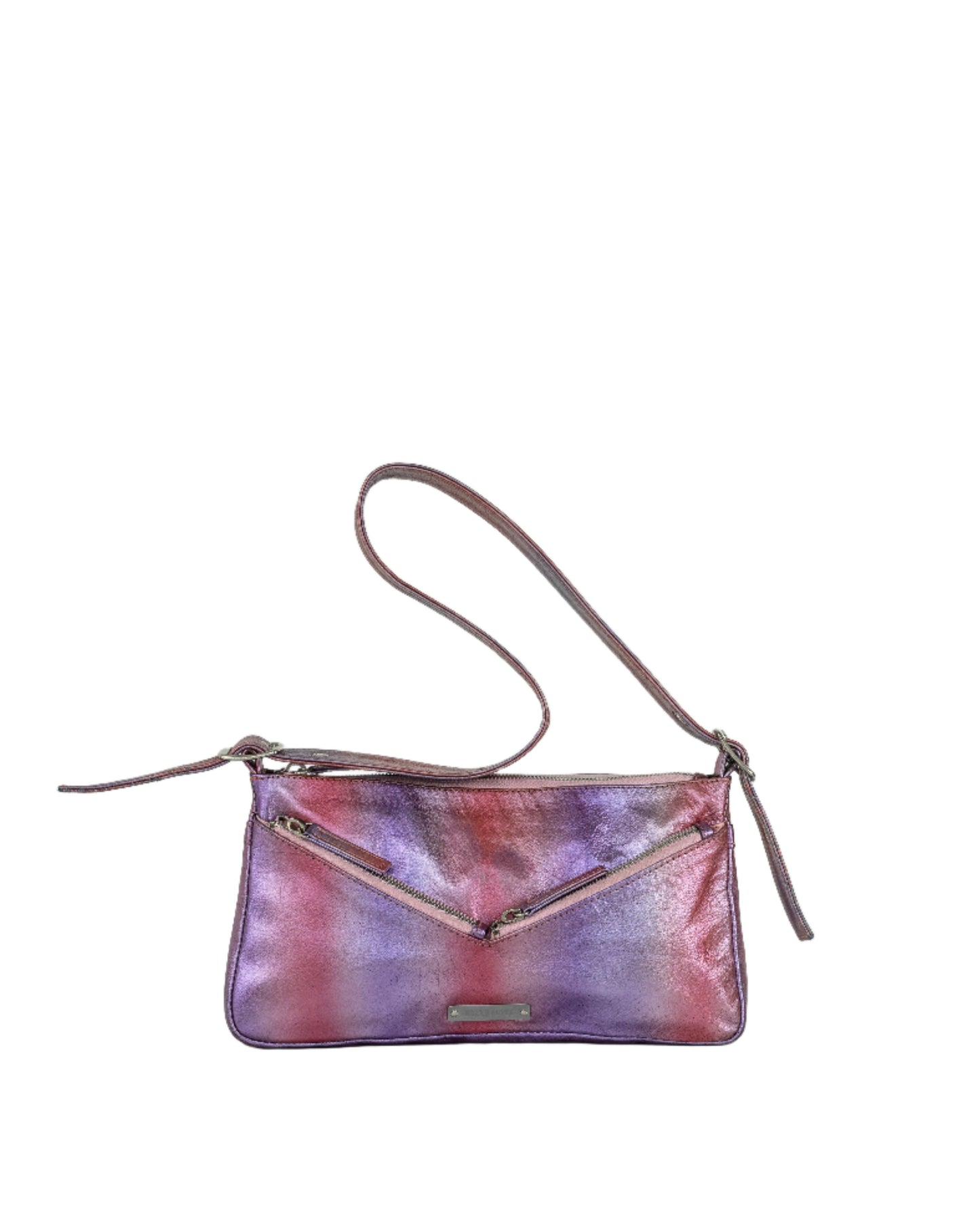 Le sac rectangle - Rose metallique 